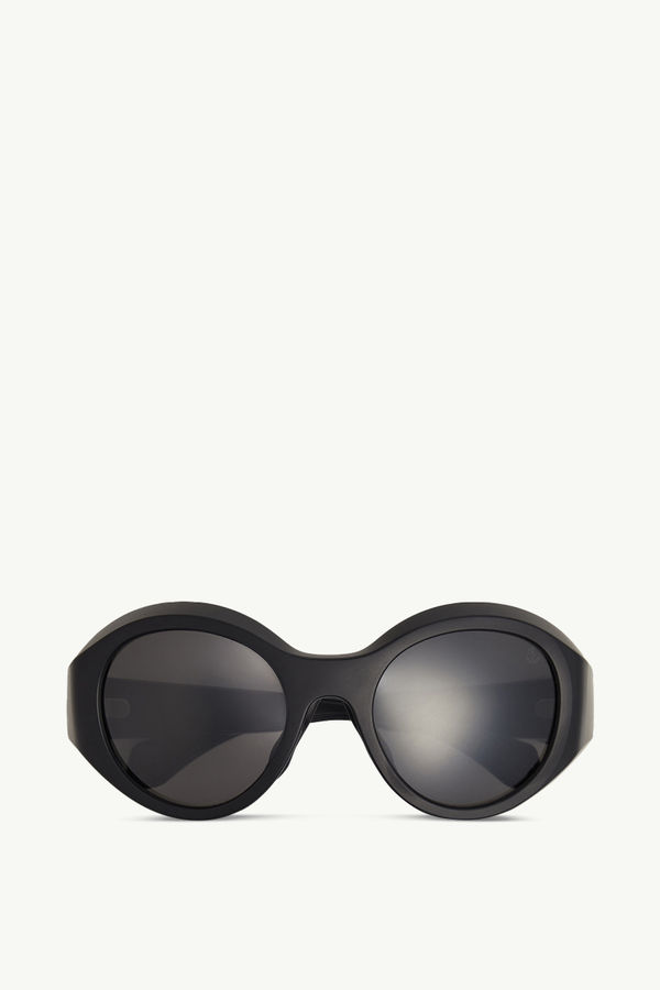 Futuro Round Sunglasses Gender Neutral Matte Black Moncler 0