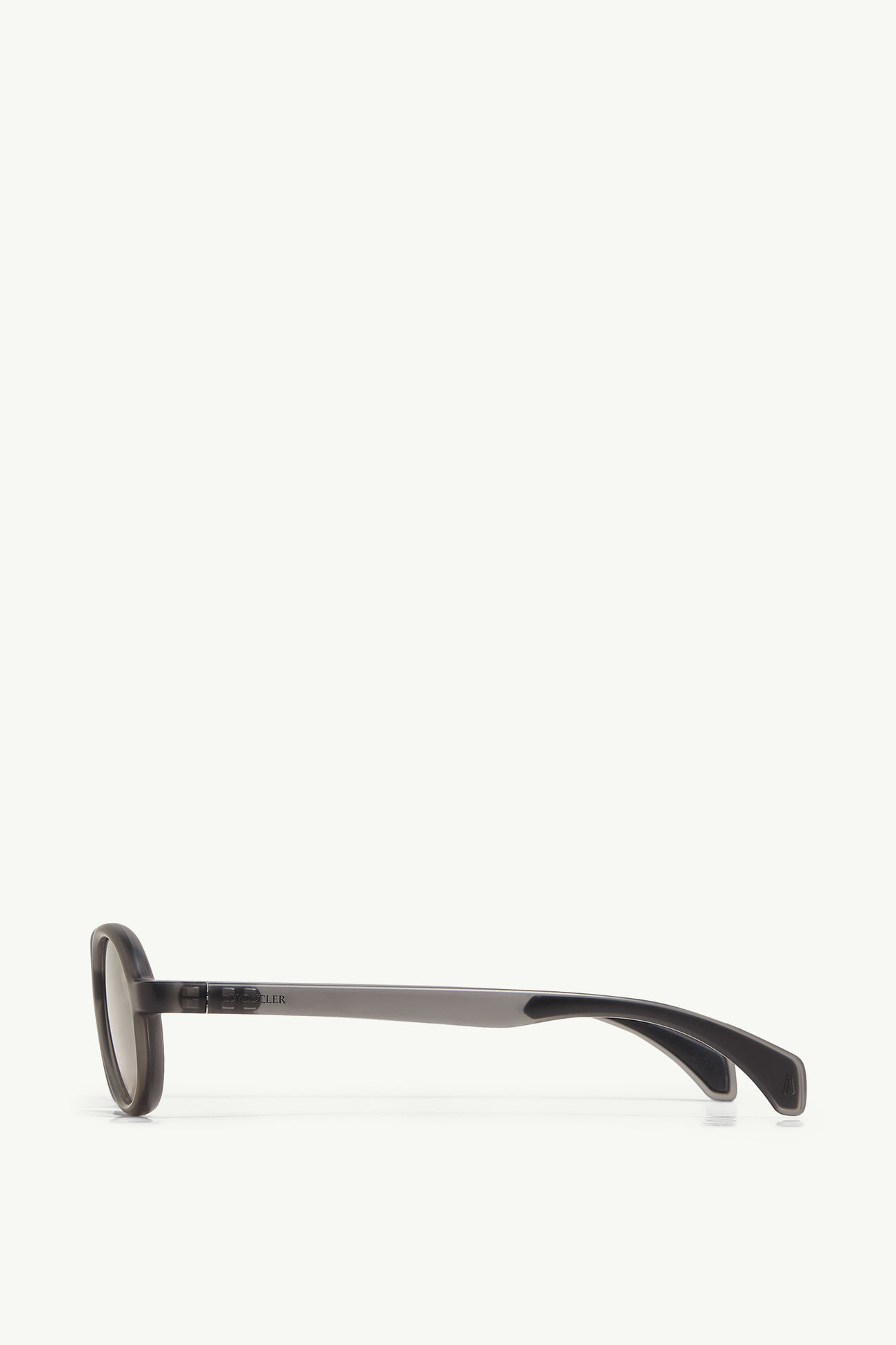 Caprice Oval Sunglasses Gender Neutral Matte Transparent Grey Moncler 2
