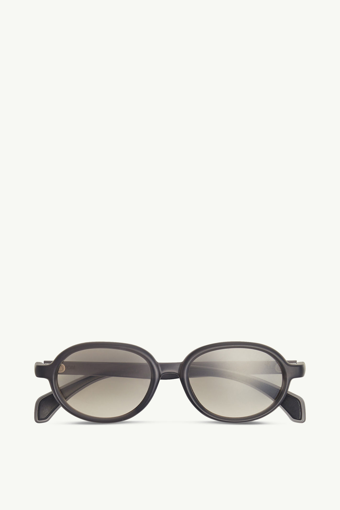 Caprice Oval Sunglasses Gender Neutral Matte Transparent Grey Moncler 0