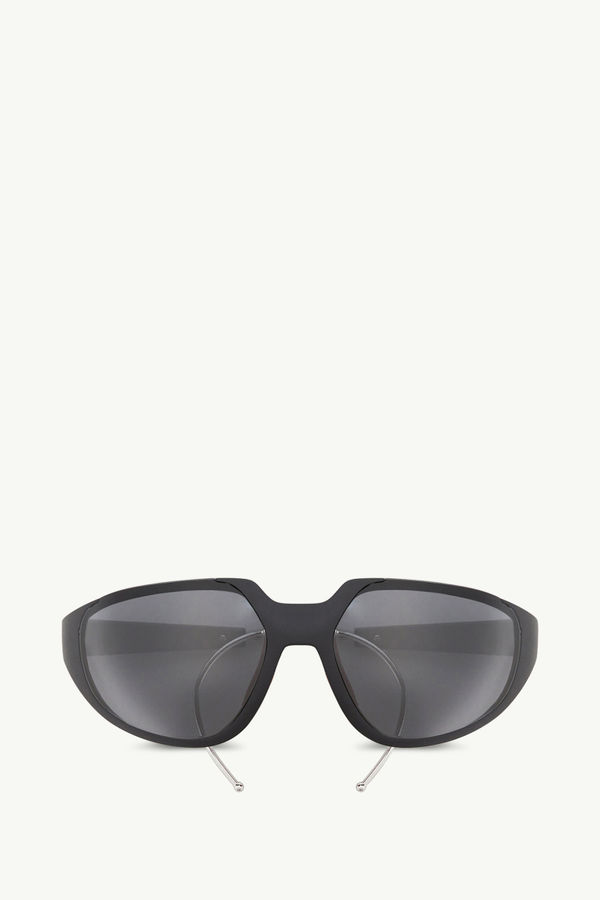 Laszer Mask Sunglasses Matte Black Moncler 0