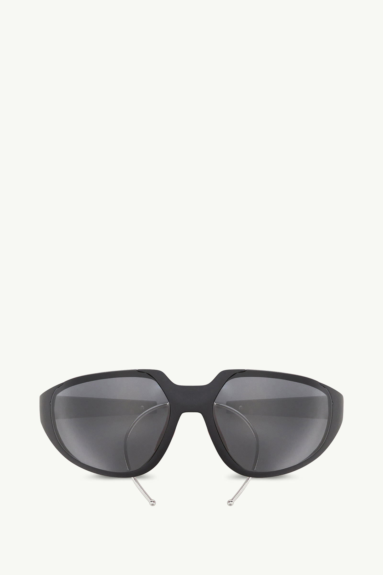 Laszer Masken-Sonnenbrille Mattschwarz Moncler 0