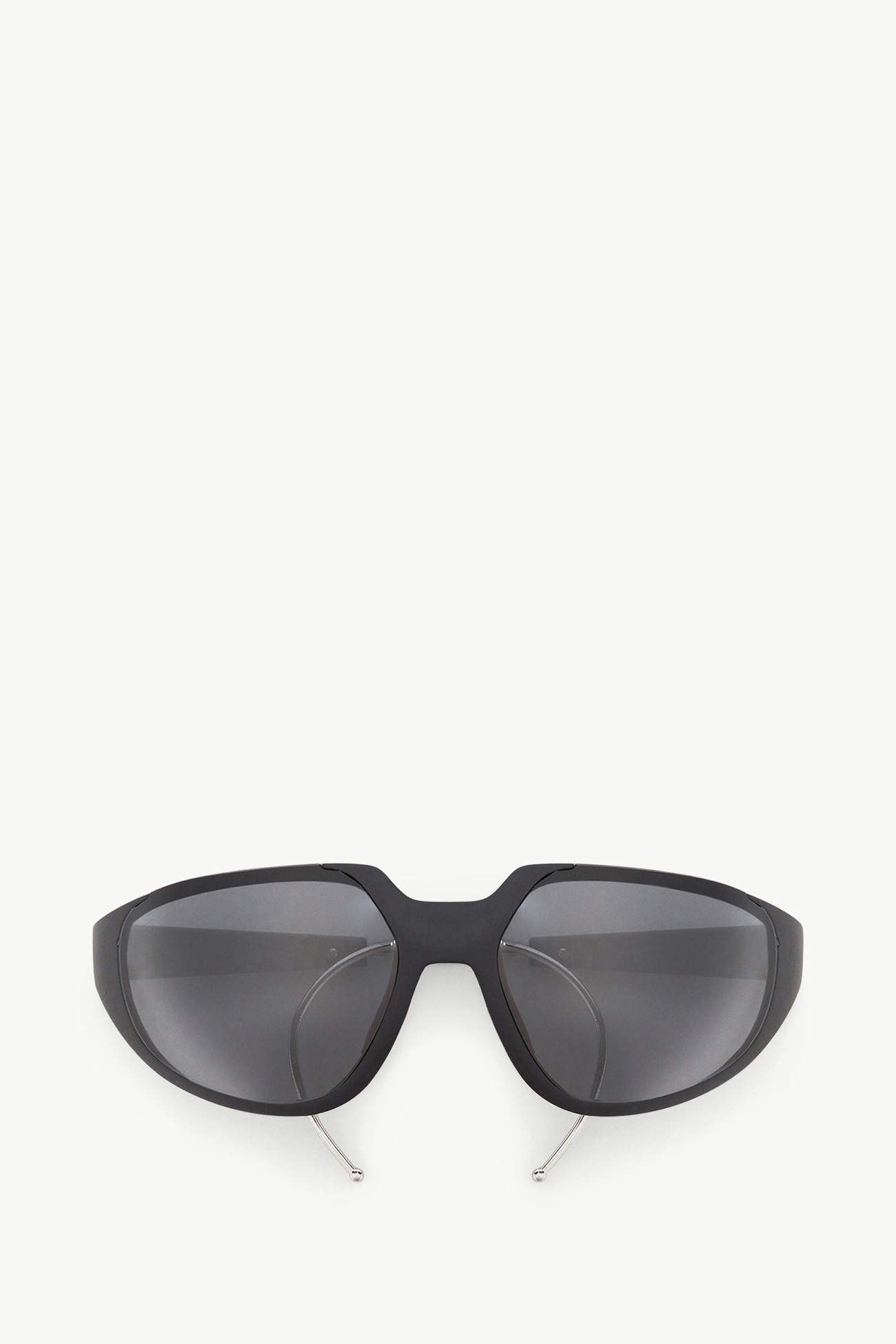 Lunettes de soleil masque Laszer Noir Mat Moncler 0