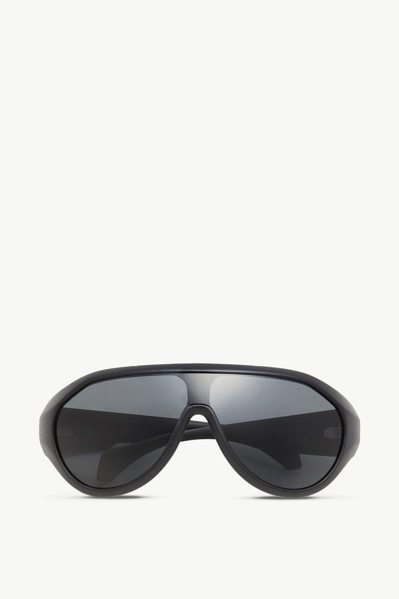Bombolle ovale Sonnenbrille Mattschwarz Moncler 0
