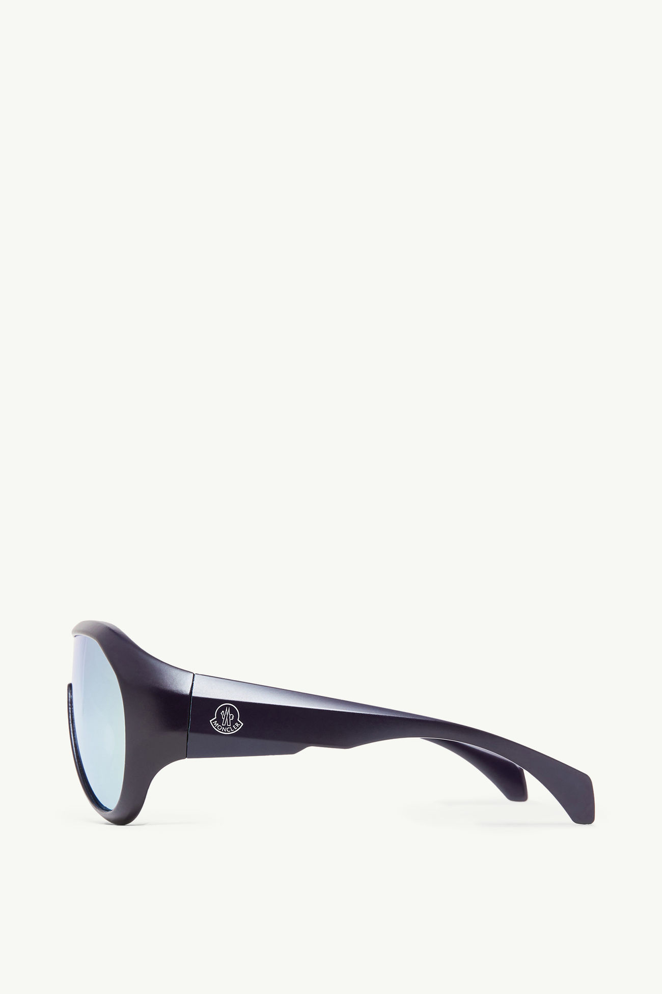 Bombolle ovale Sonnenbrille MATTES DUNKELBLAU Moncler 2