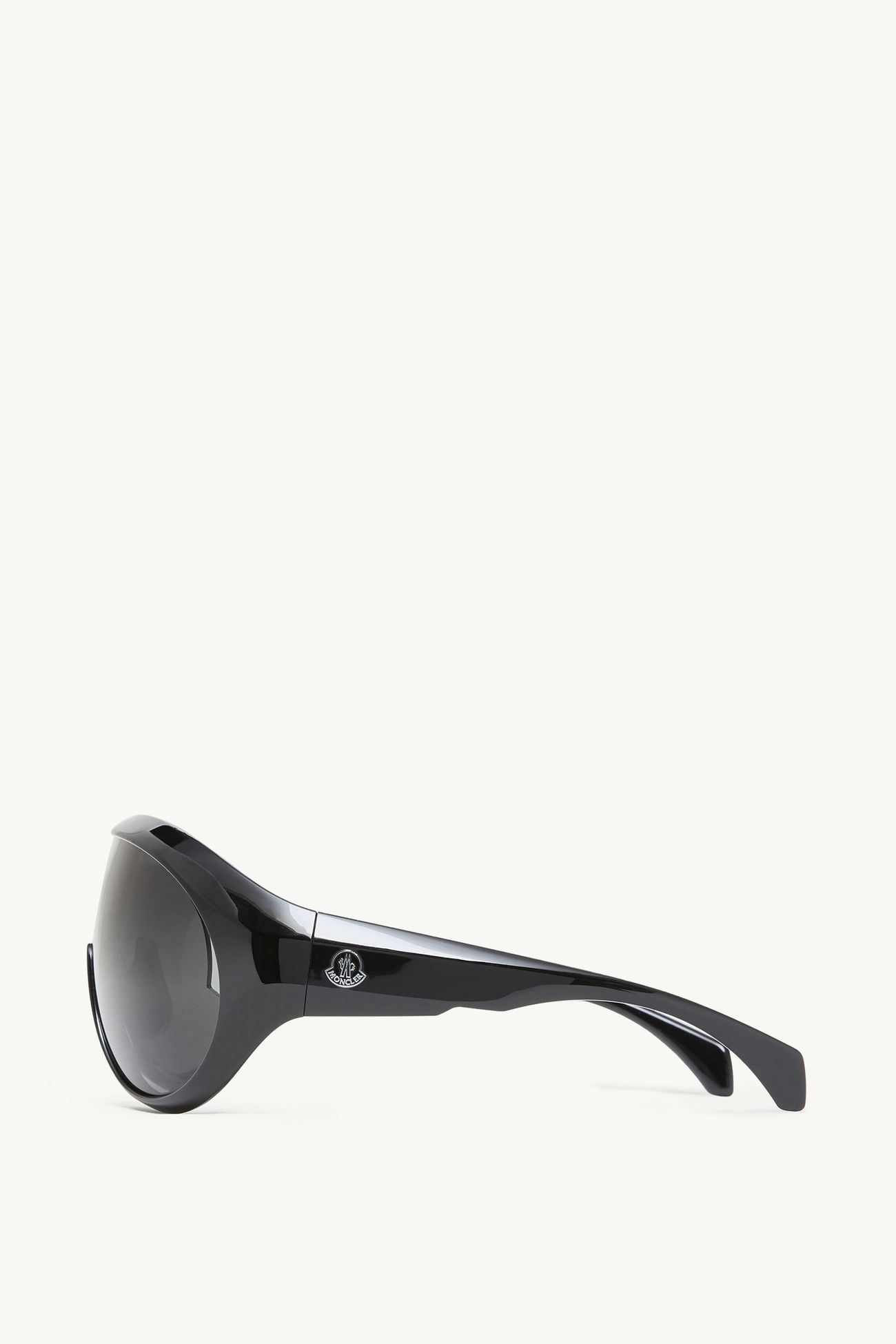 Gafas de sol ovaladas Contrast Negro Brillante Moncler 3