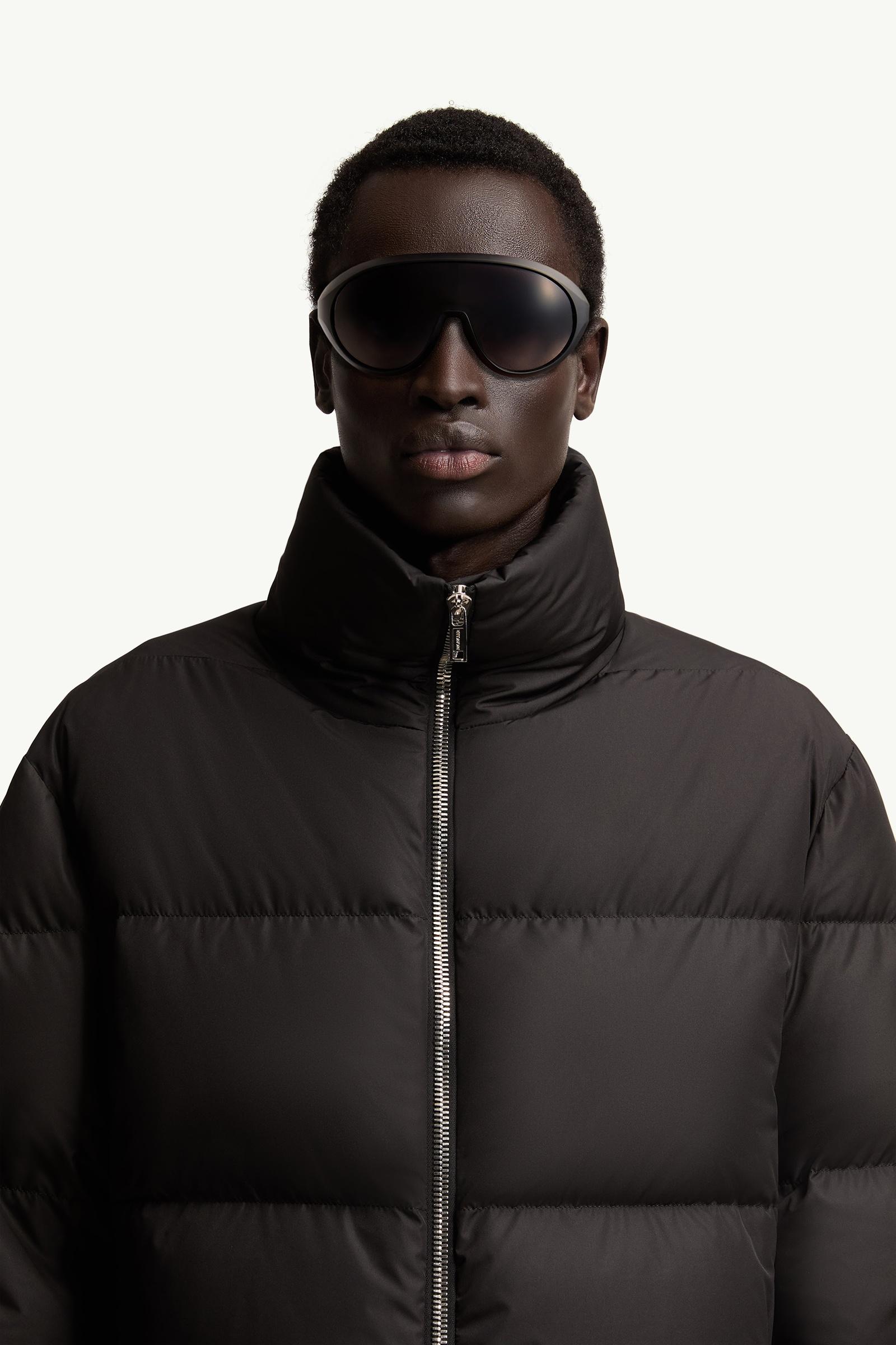 rick owens × mocler サングラス Matte Black Moncler + Rick Owens Contrast Oval Sunglasses