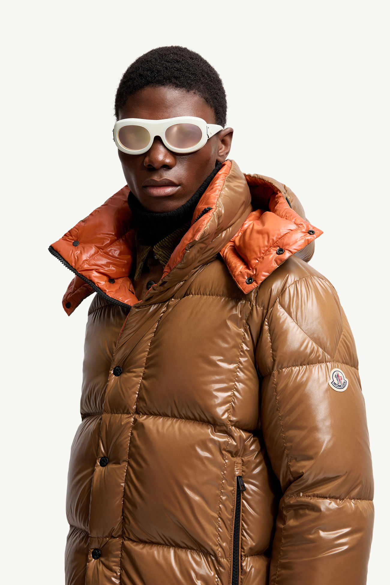 Ramillon橢圓形太陽眼鏡 中性 白色 Moncler 2