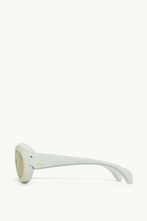 Lunettes de soleil ovales Ramillon Mixte Blanc Moncler 3