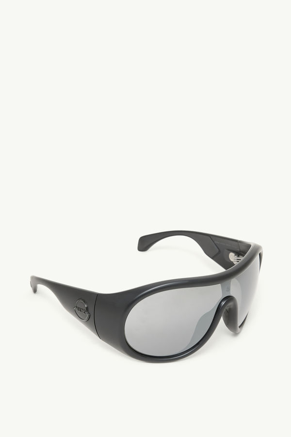 Lunettes de soleil ovales Thyra Mixte Noir Mat Moncler 3
