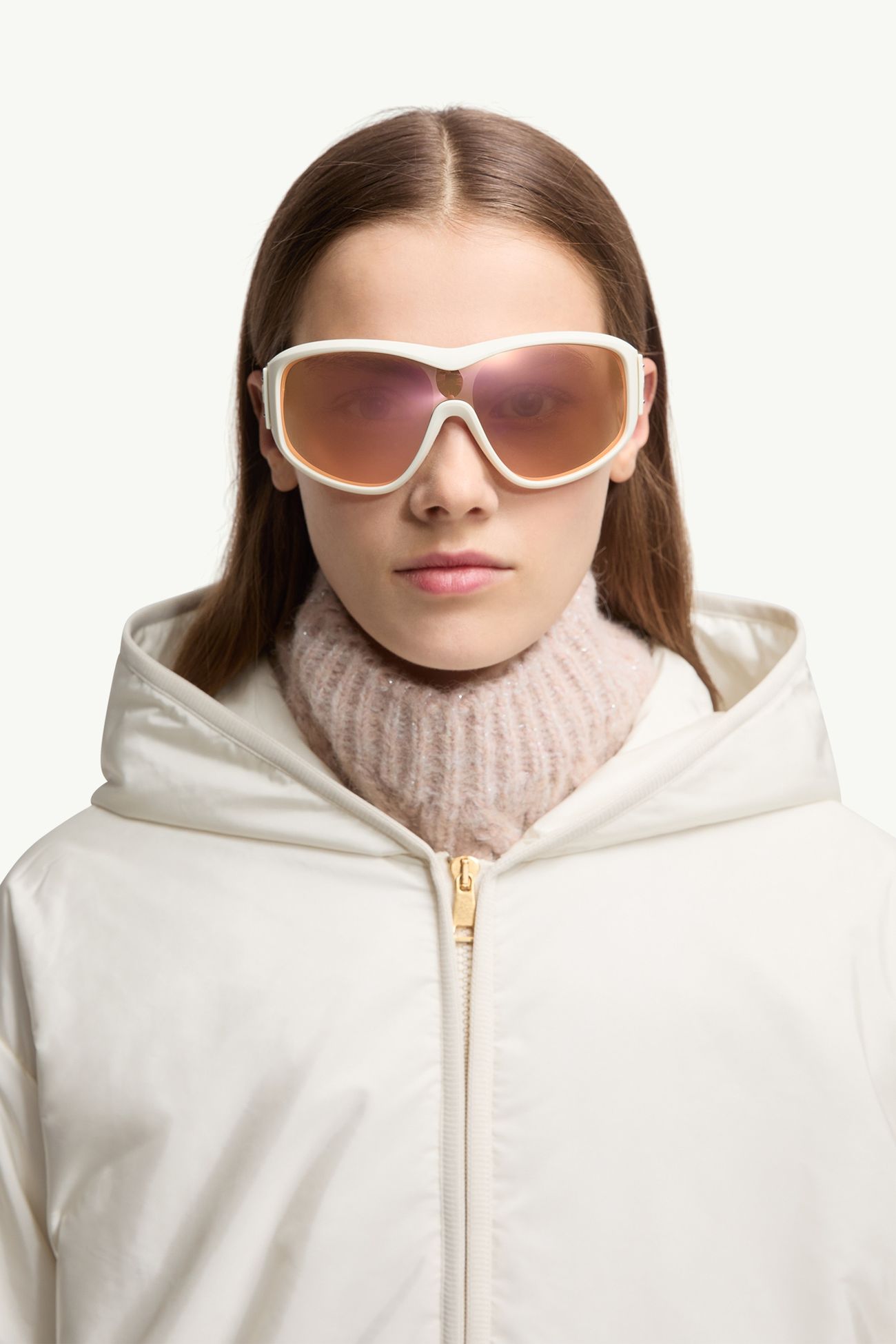 Gafas de sol ovaladas Thyra De Género Neutro Blanco Roto Moncler 1