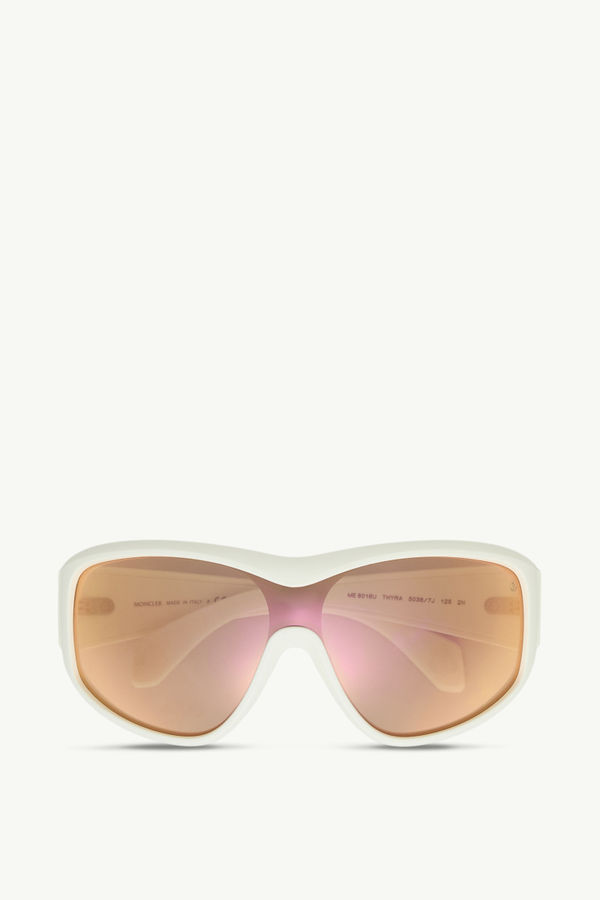 Thyra Oval Sunglasses Gender Neutral Off White Moncler 0