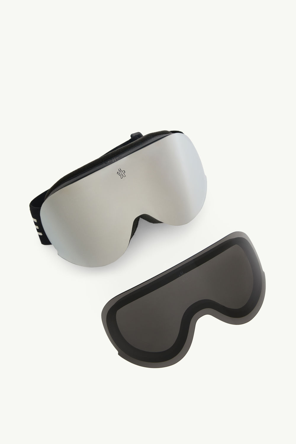 Ski Googles Gender Neutral Matte Black Moncler 4