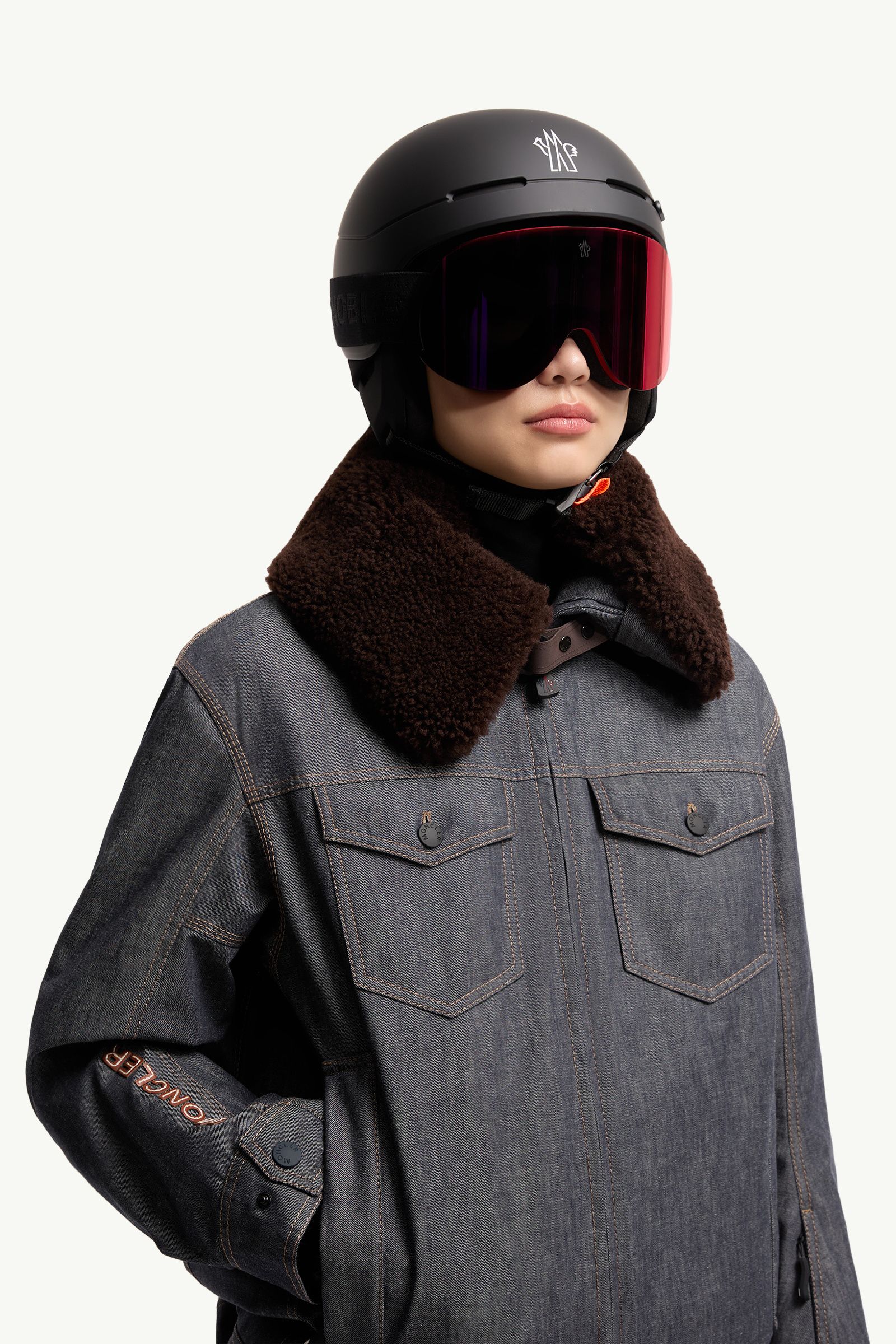 Gafas de esquí De Género Neutro Rojo Mate Moncler 1