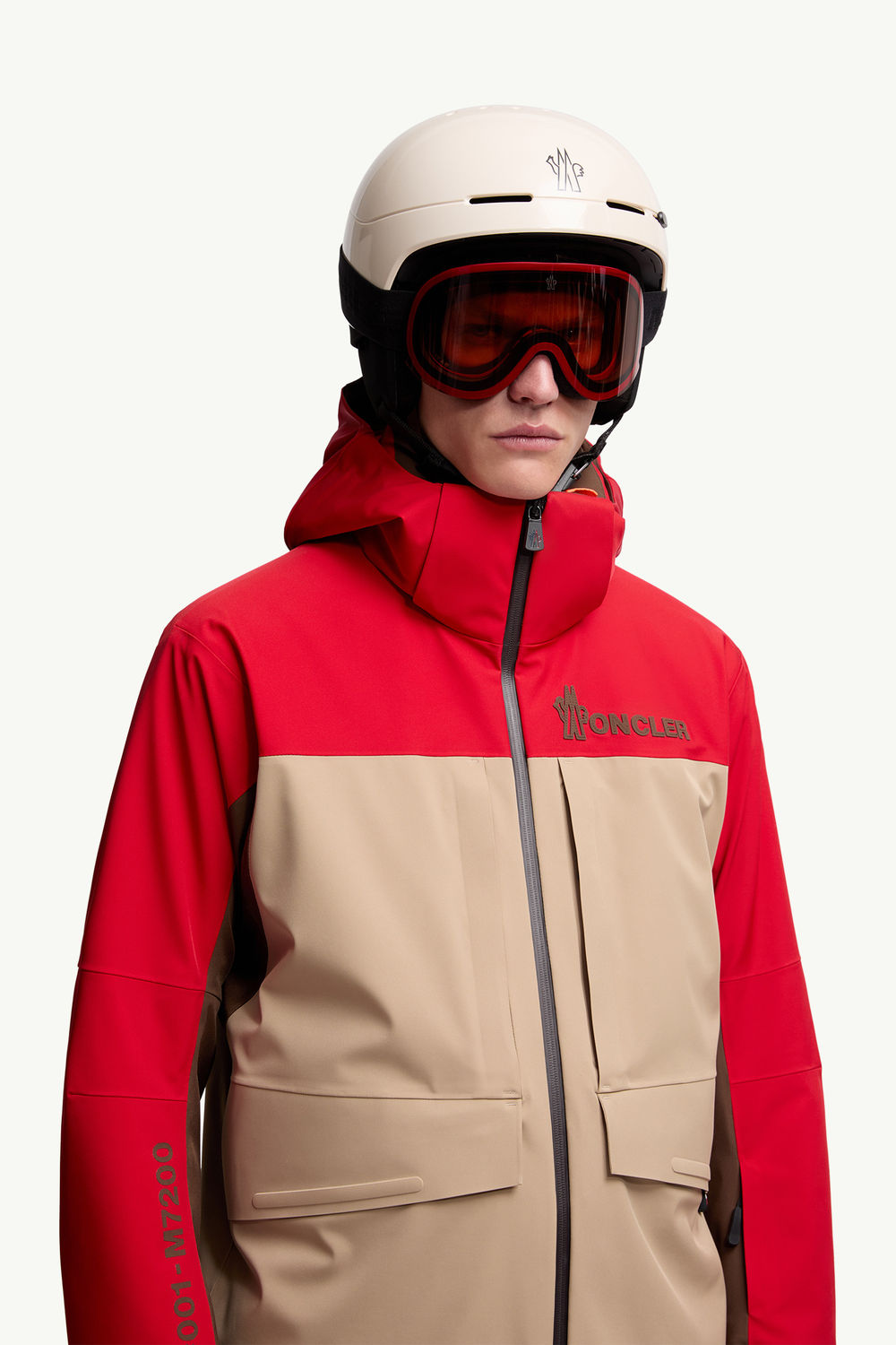 Ski Googles Gender Neutral Matte Red Moncler 2
