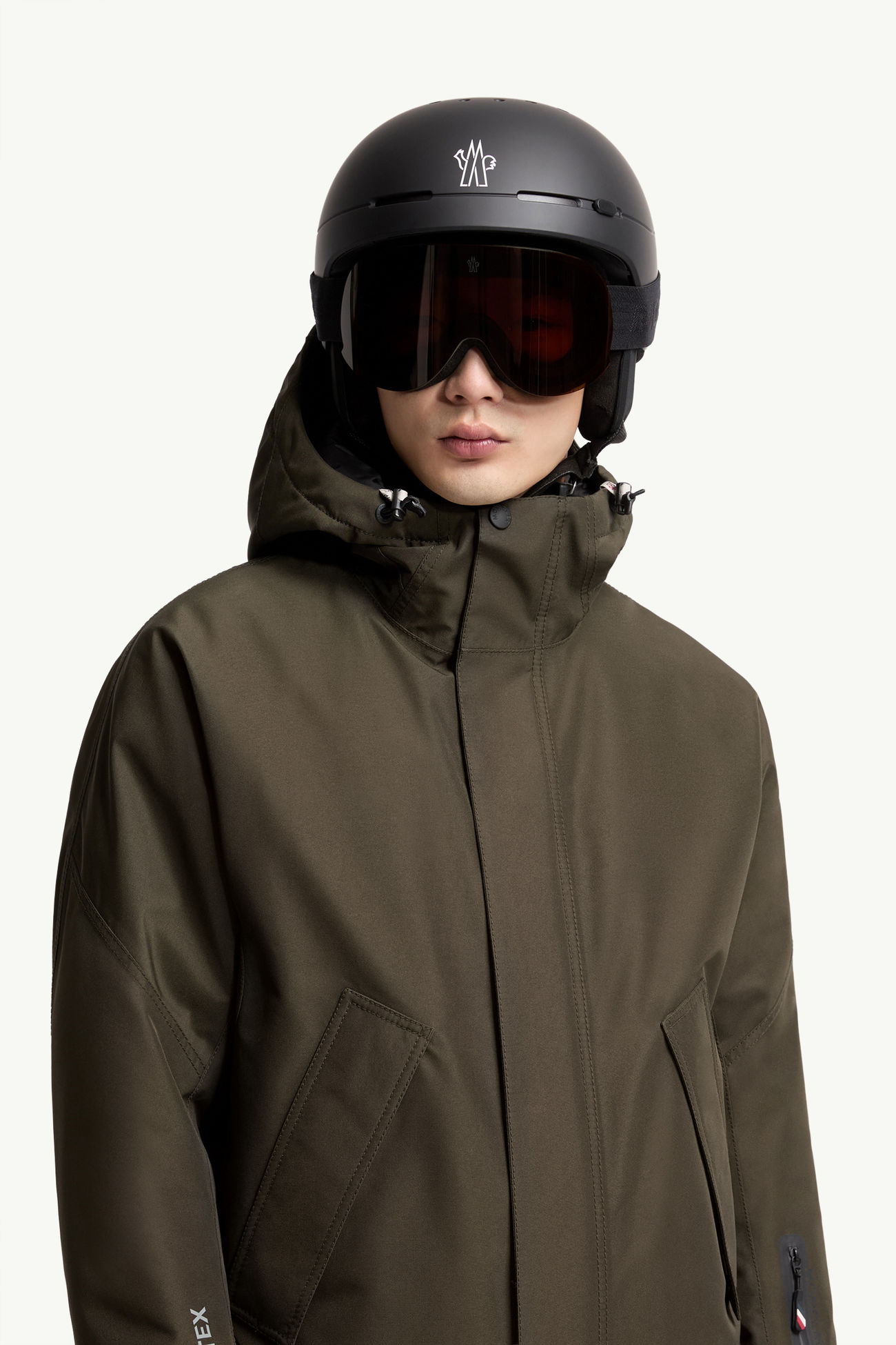 Masque de ski Snowflare Mixte Vert Mat Moncler 1