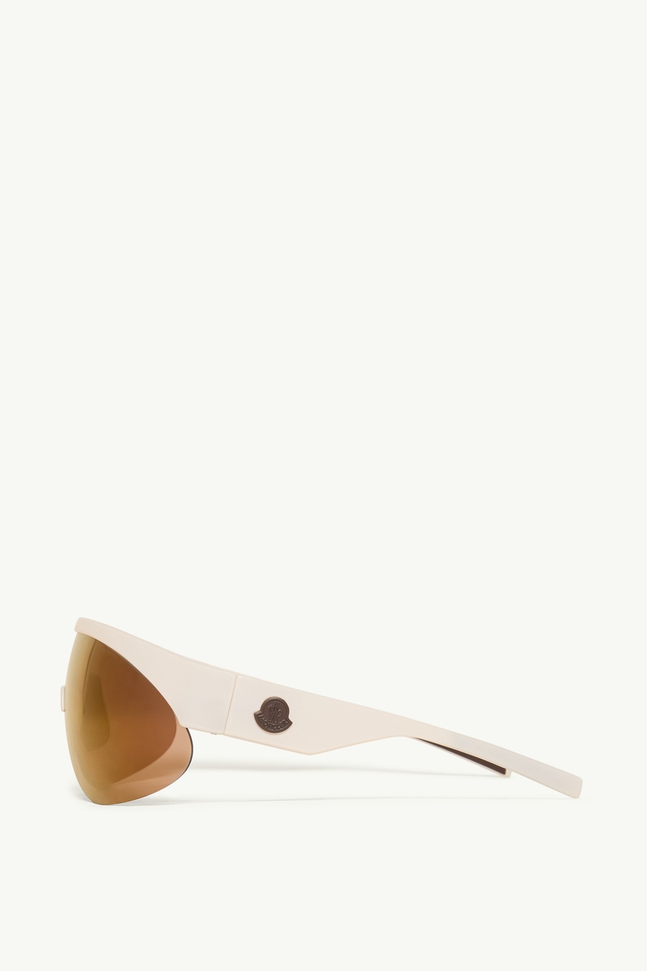 Lunettes de soleil ovales Myrr Mixte Blanc Cassé Moncler 3