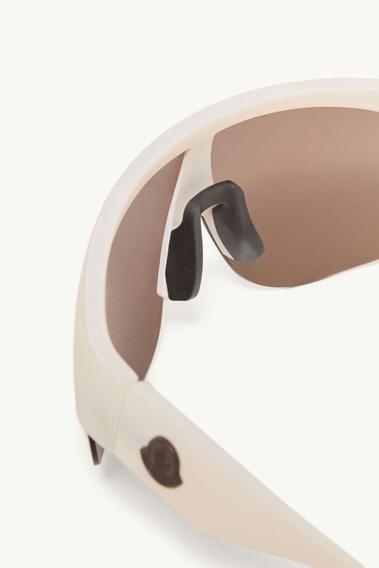 Myrr Ovale Sonnenbrille Genderneutral Offwhite Moncler 5