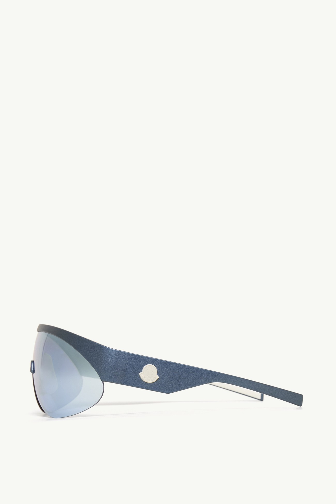Occhiali da sole ovali Myr Gender Neutral Blu Opaco Moncler 3
