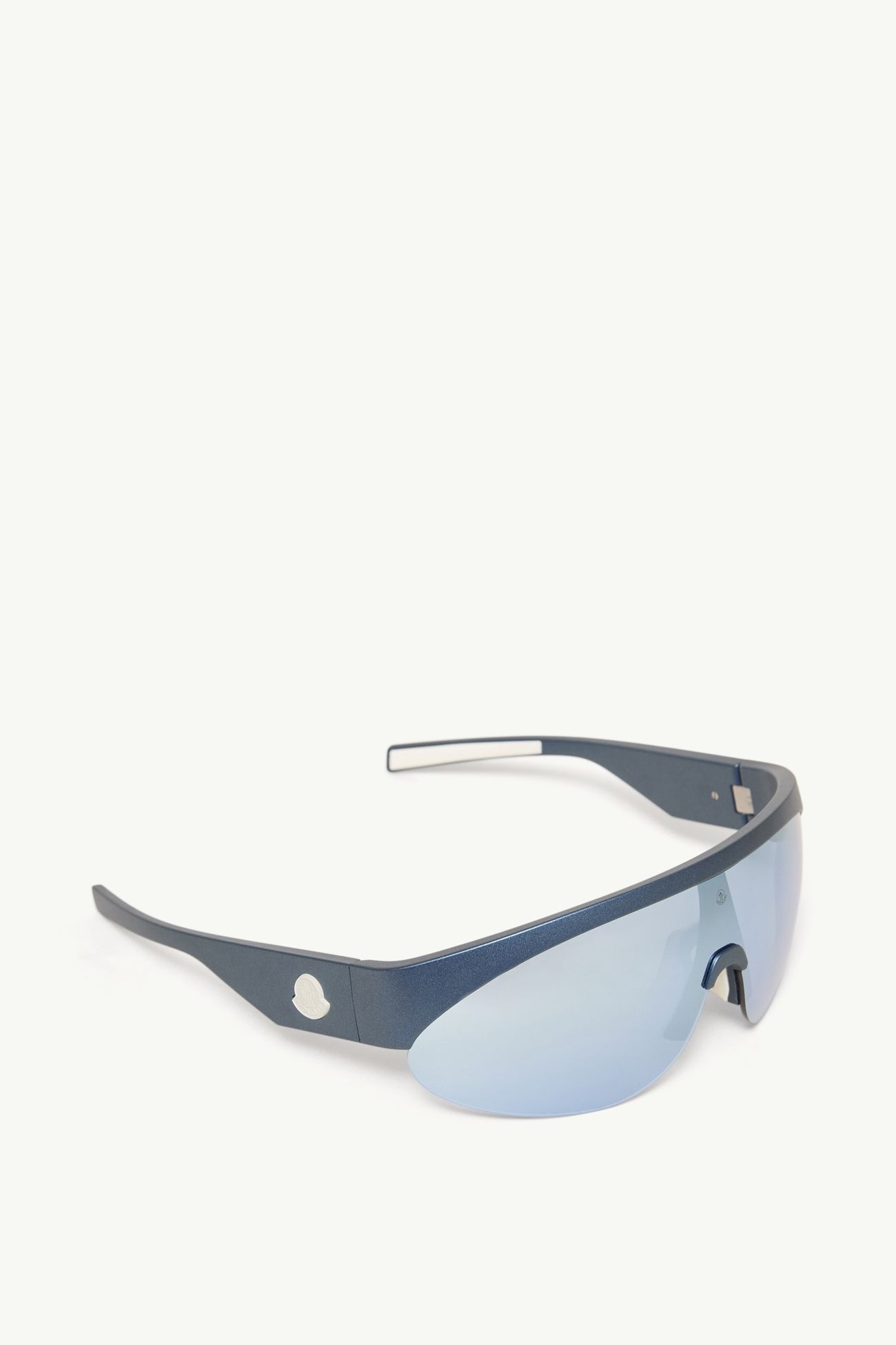 Lunettes de soleil ovales Myrr Mixte Bleu Mat Moncler 4