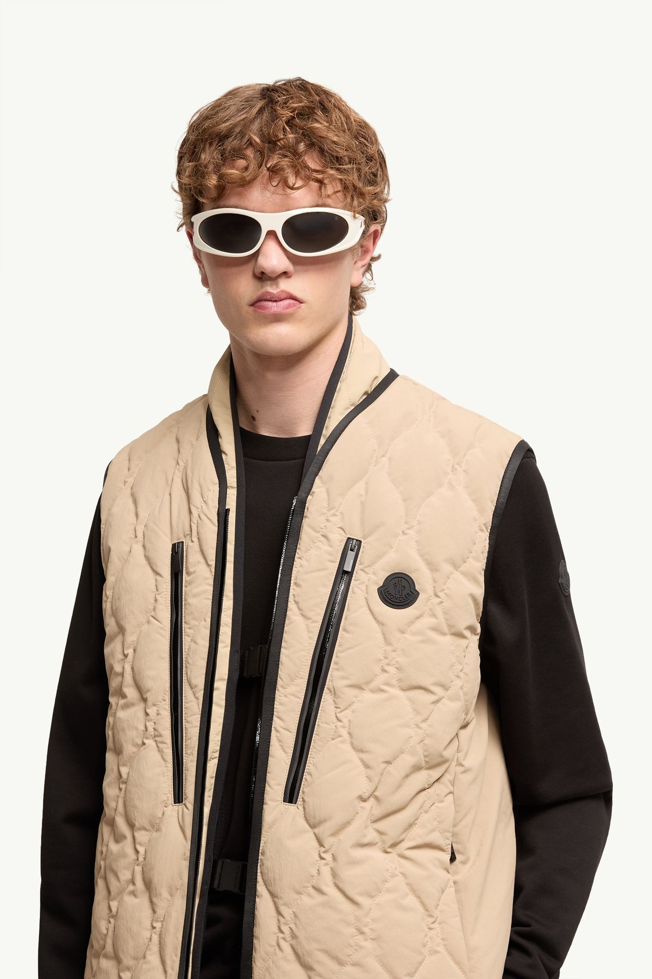Lunettes de soleil ovales Traill Mixte Blanc Moncler 1