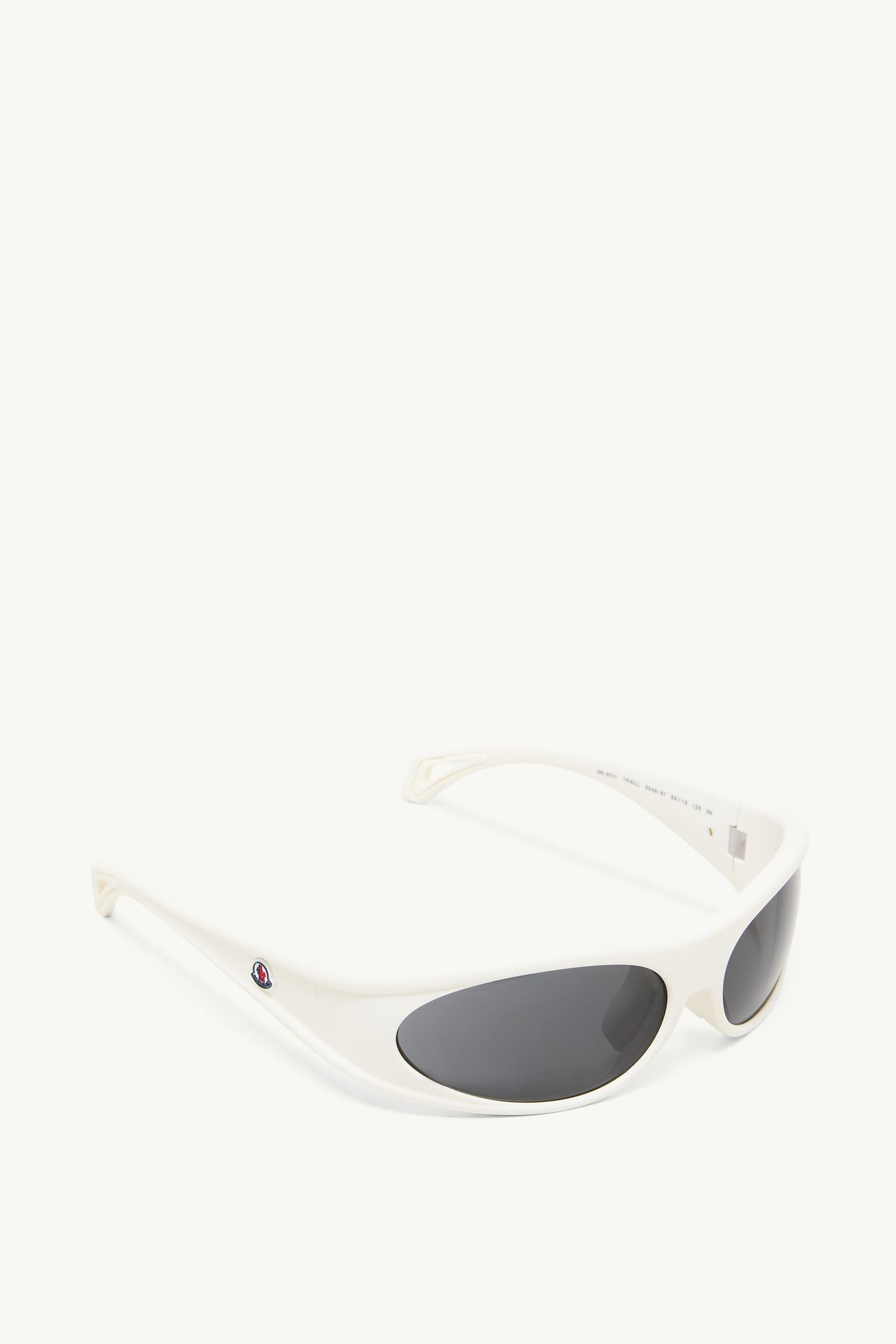Traill Oval Sunglasses Gender Neutral White Moncler 4