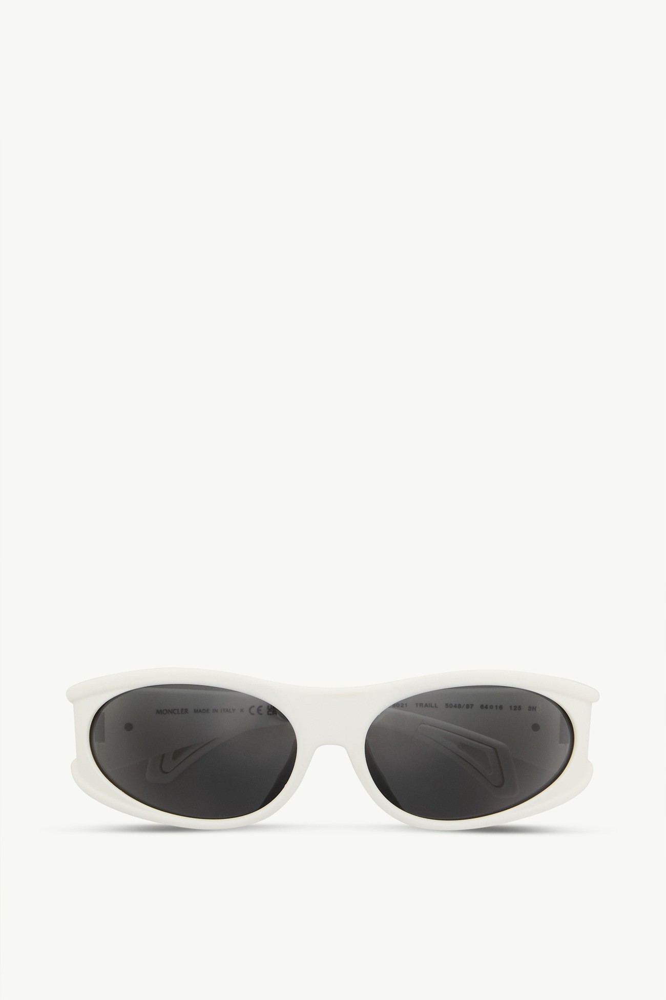 Traill橢圓形太陽眼鏡 中性 白色 Moncler 0