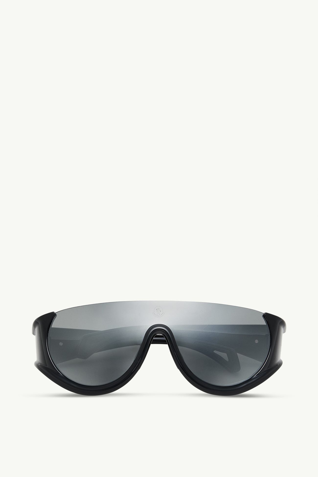 Pulser 랩어라운드 선글라스 젠더 뉴트럴 샤이니 블랙 Moncler 0