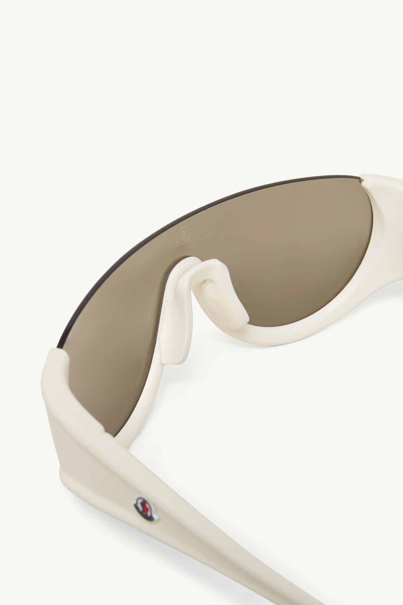 Pulser Wraparound Sunglasses Gender Neutral White Ivory Moncler 5