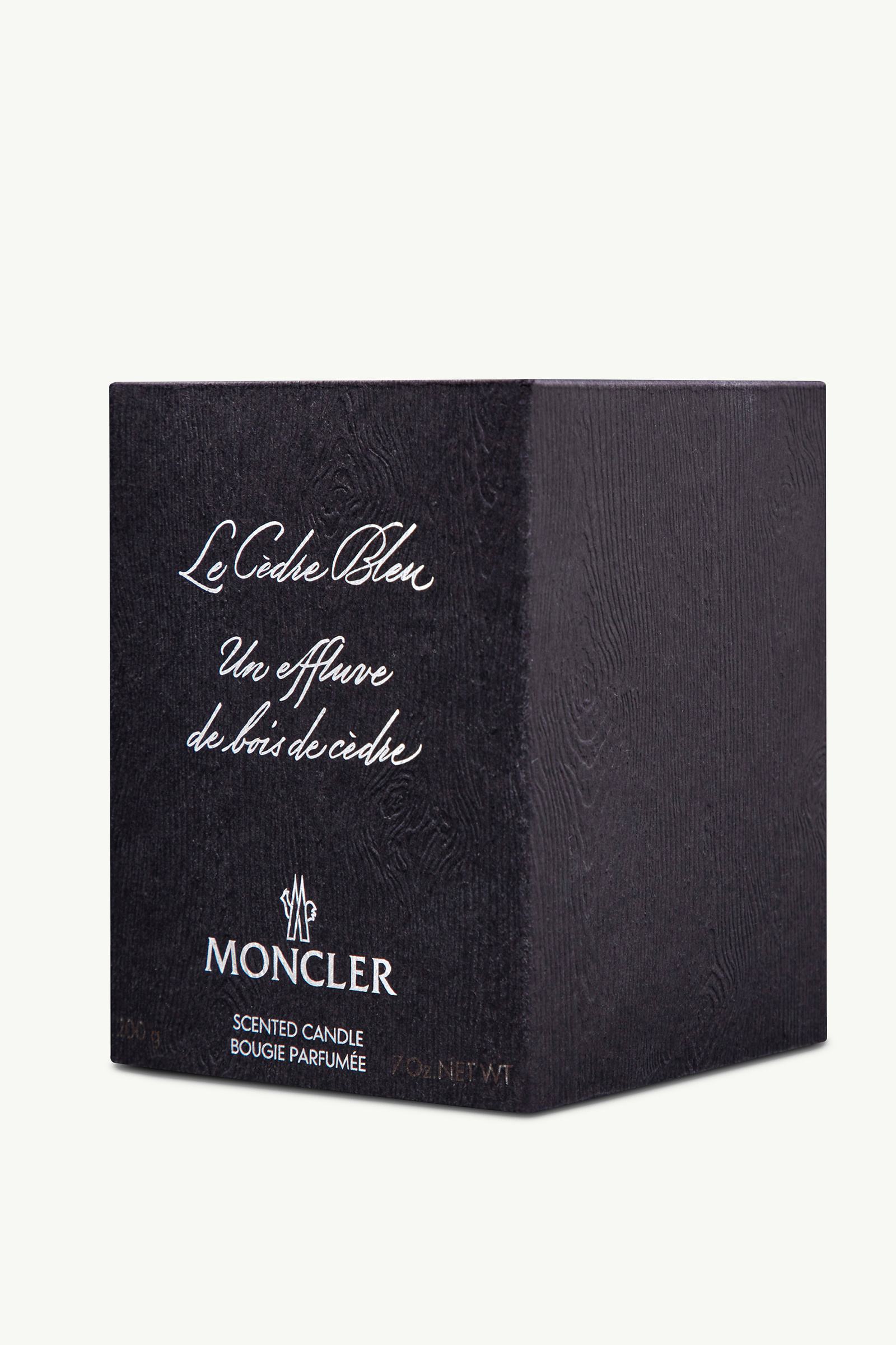 値下げ！MONCLER Le Cedre Bleu 香り付きキャンドル 200g ブラウン ル セードル ブルー キャンドル 200g : 香水 向けの