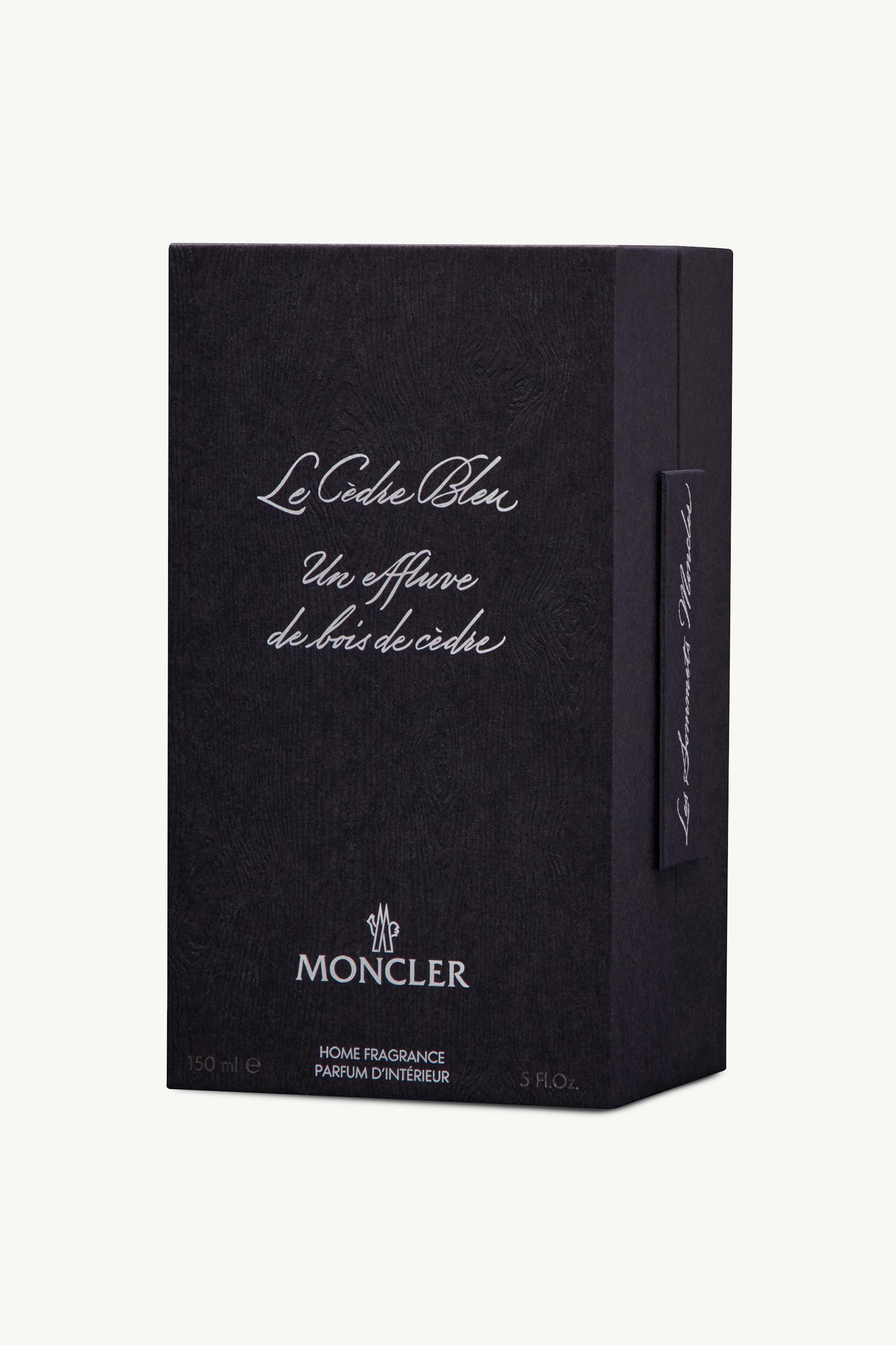 MONCLER Le Cèdre Bleu ホームフレグランス 150ml ブラック ル セードル ブルー ホームフレグランス 150ml : 香水