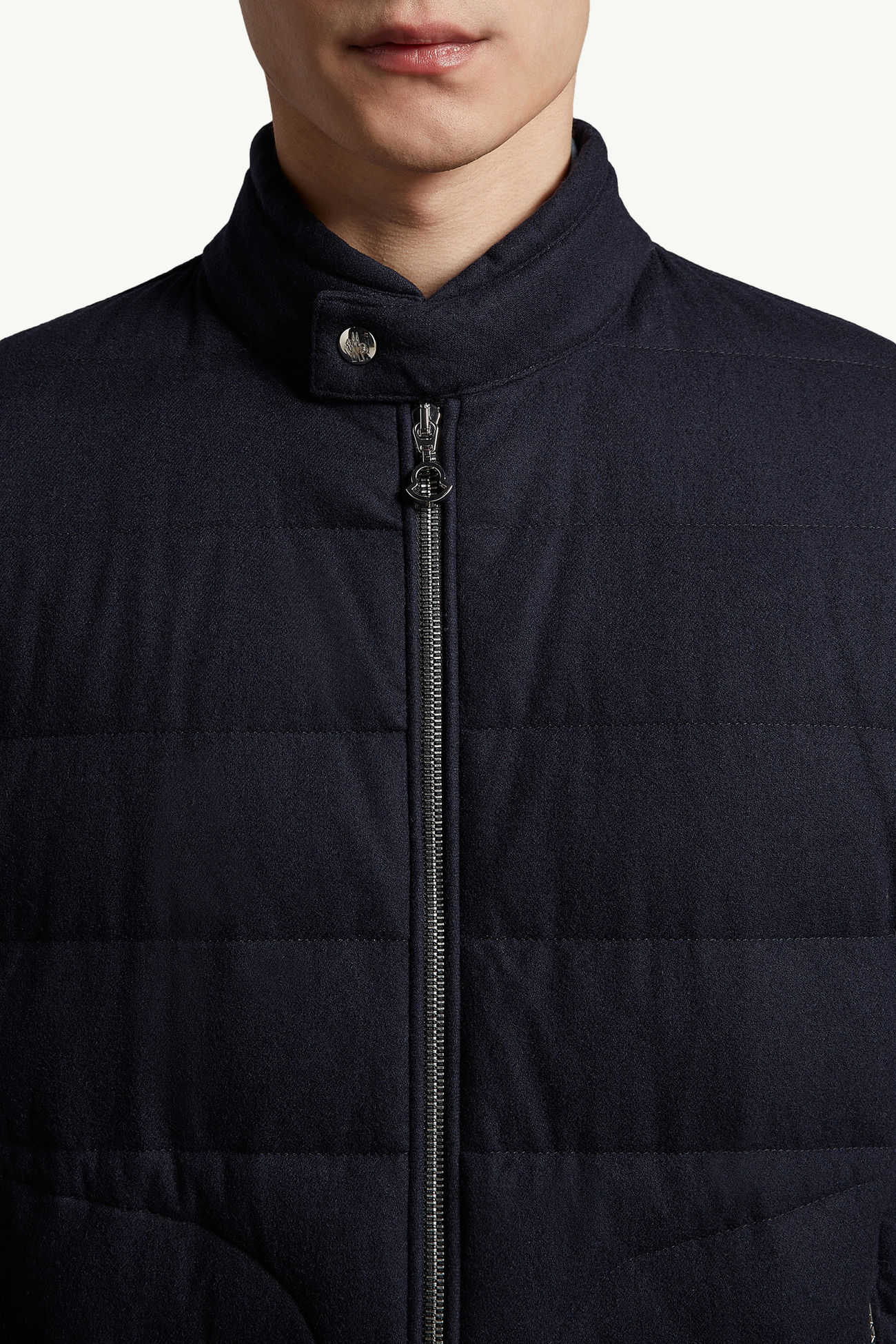 Acorus Short Down Jacket Men Blue Moncler 6