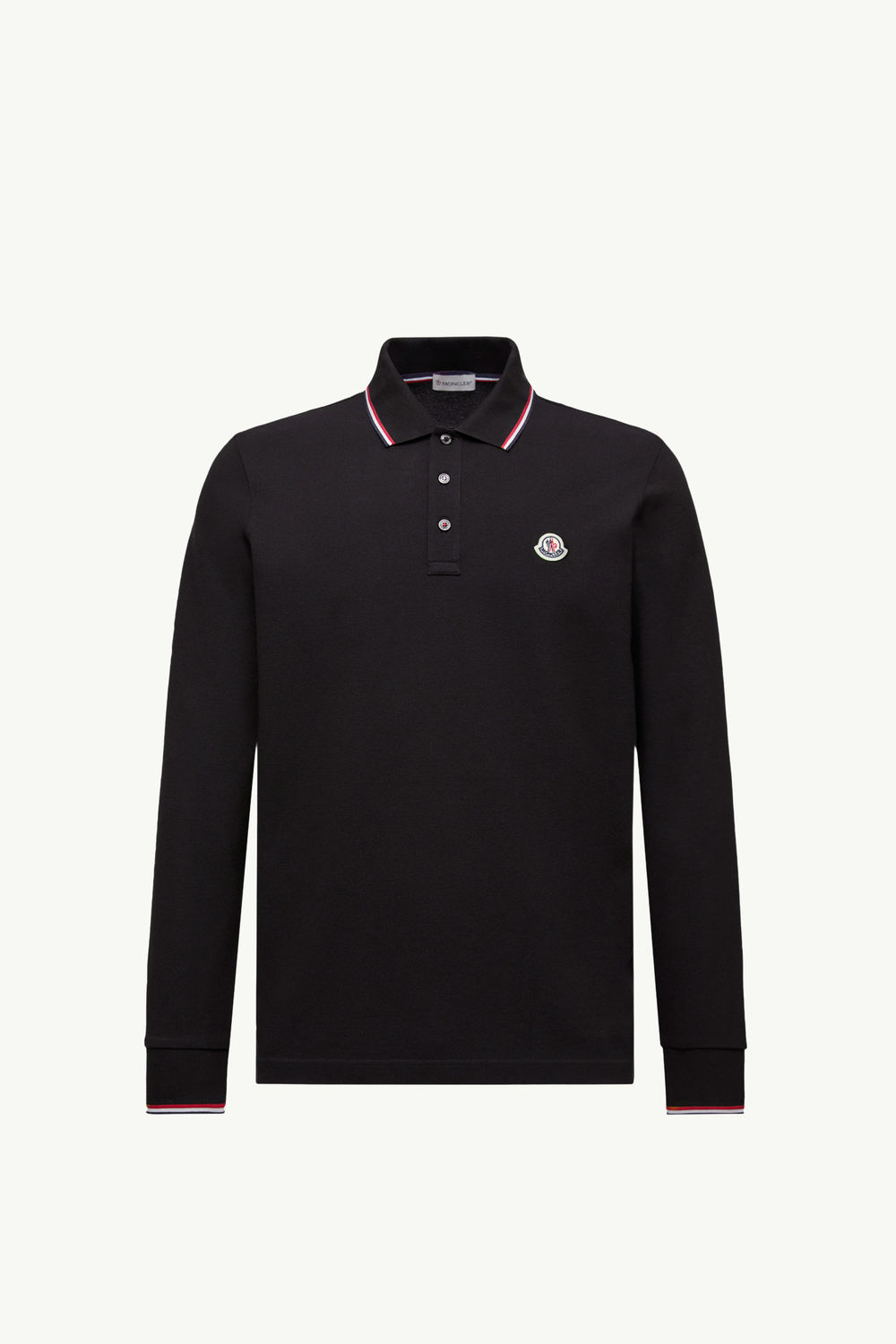 Polo a maniche lunghe Uomo Nero Moncler 2