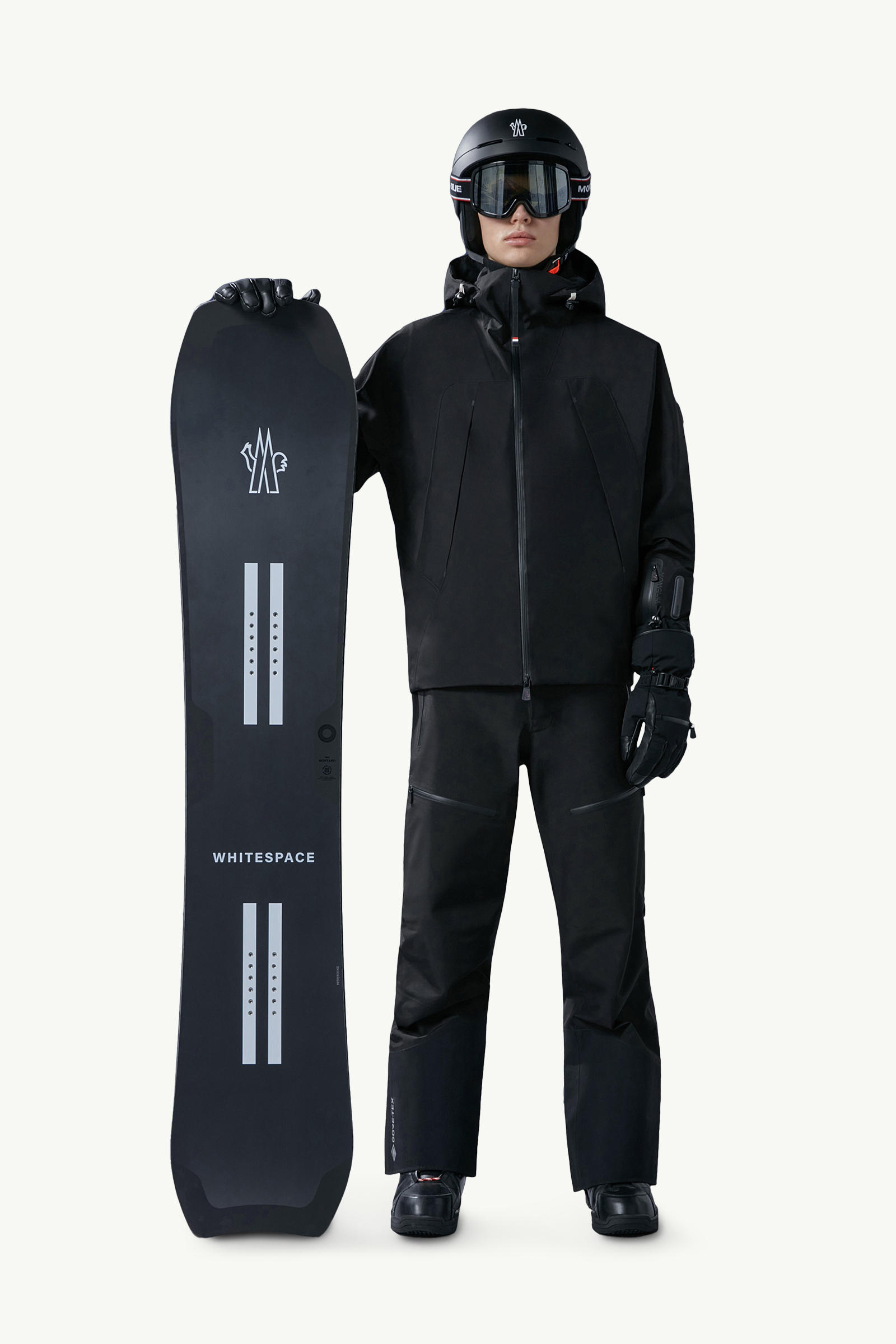 Snowboard Moncler Grenoble x WHITESPACE Mixte Noir Moncler 0