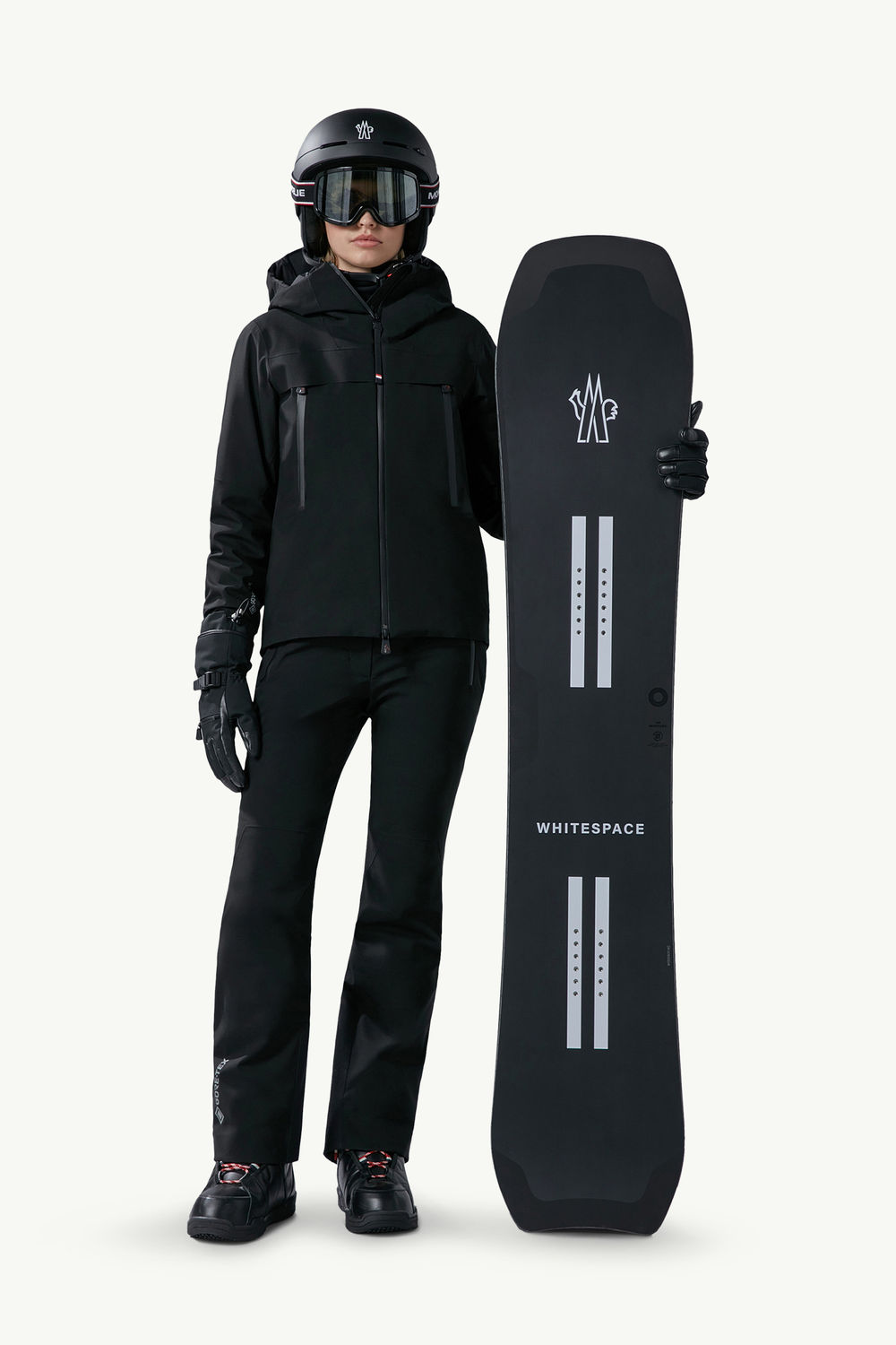 Moncler Grenoble x WHITESPACE Snowboard Gender Neutral Black Moncler 8
