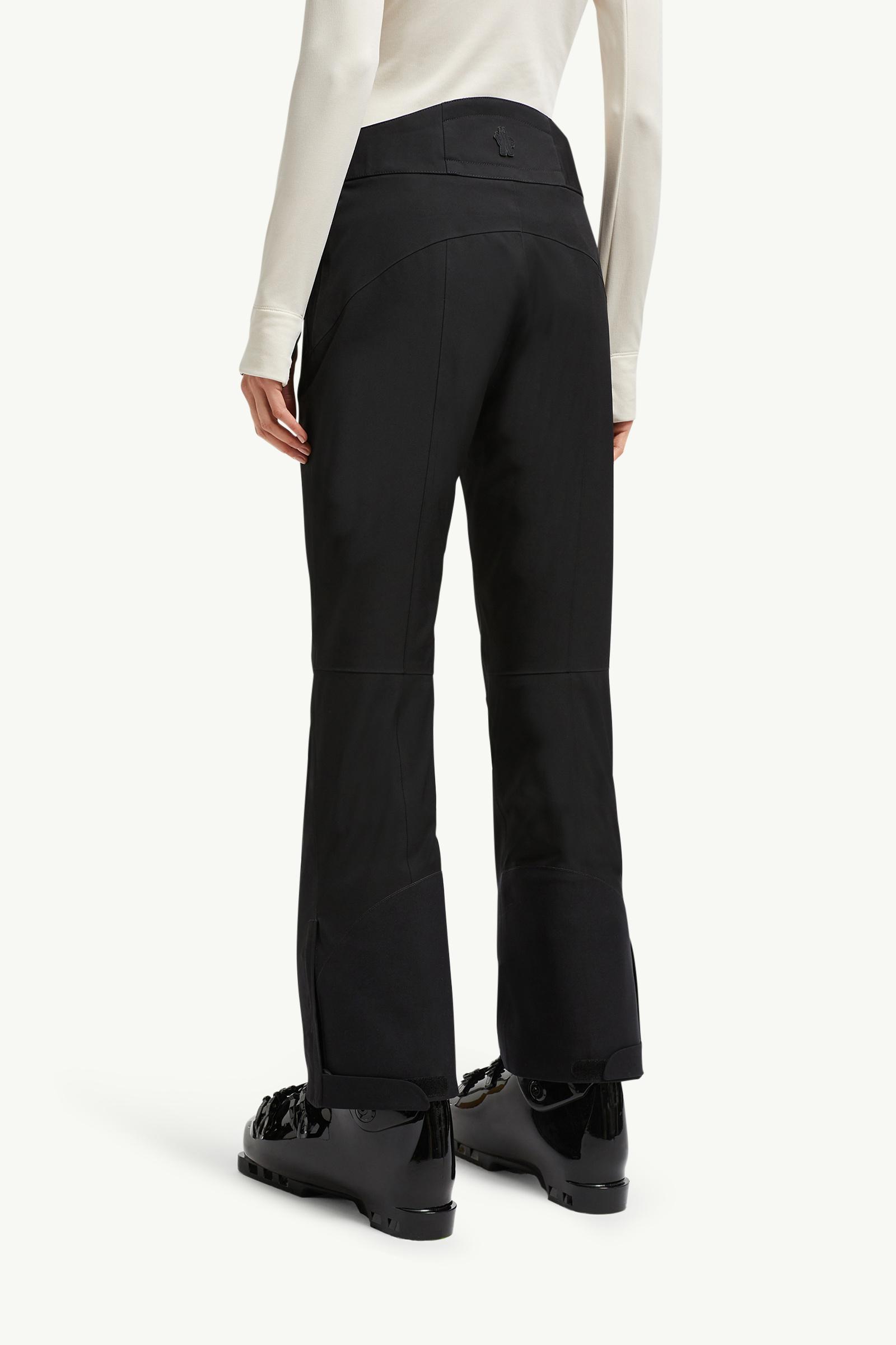 MONCLER☆GRENOBLE ストレート パンツ BLACK LADIES MONCLER GRENOBLE Straight-leg stretch-twill ski pants | NET