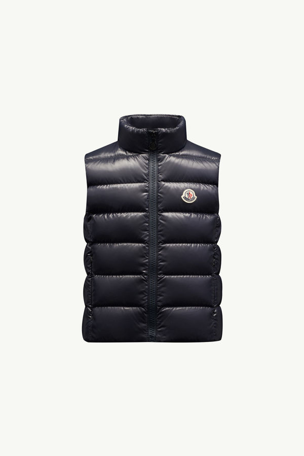 Ghany Down Gilet Girl Royal Blue Moncler 0