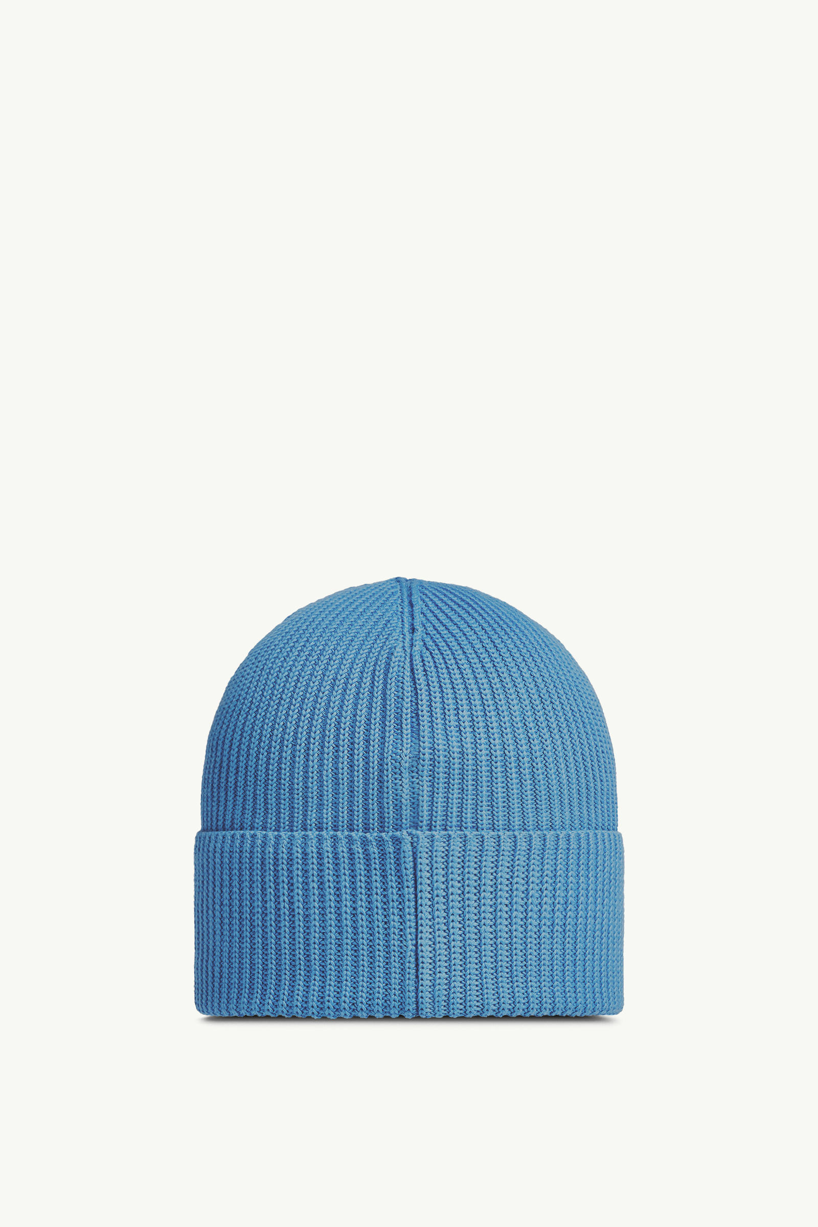 Cotton Beanie Men Light Blue Moncler 3