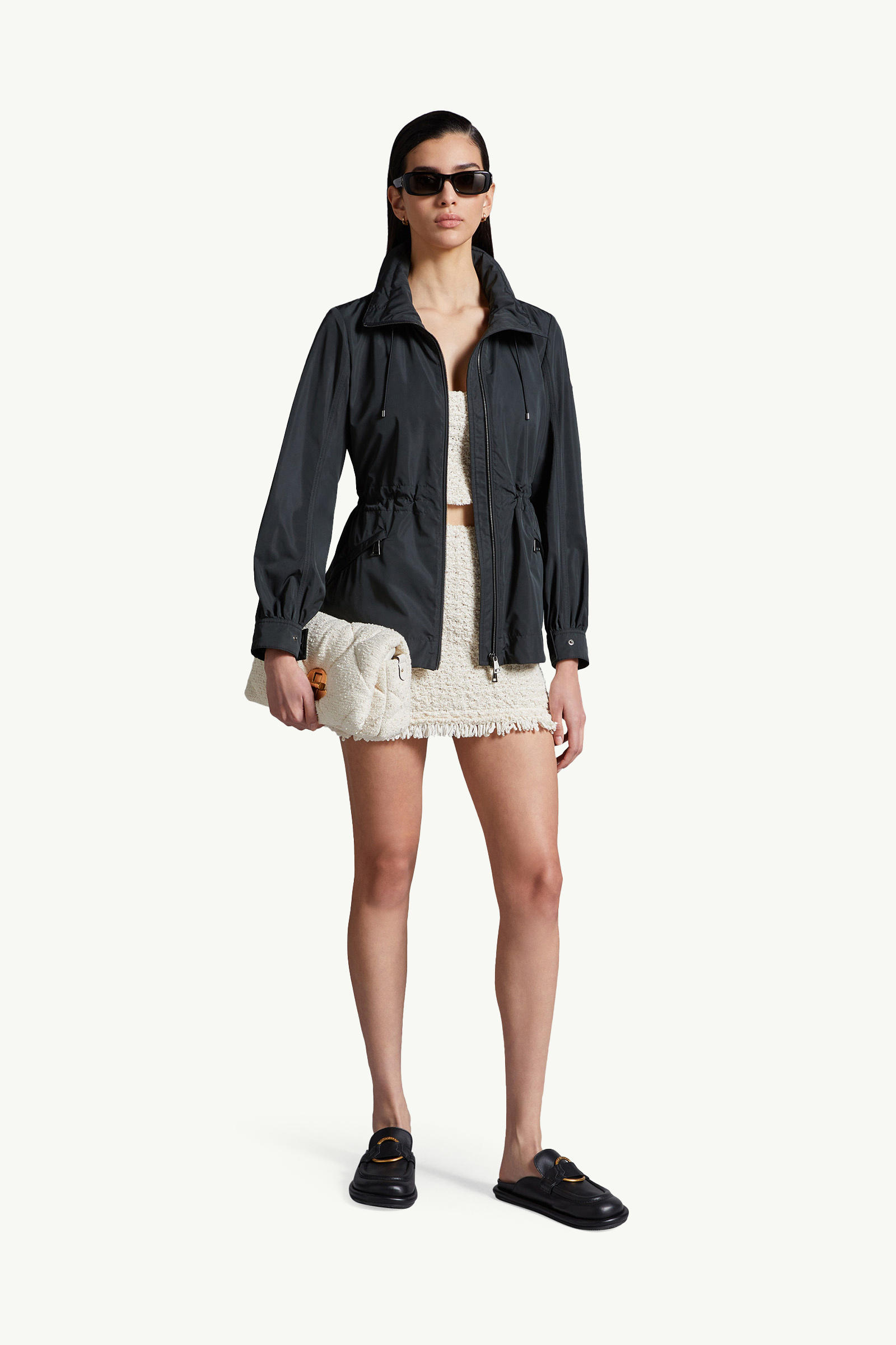 Enet Parka Jacket Women Black Moncler 0