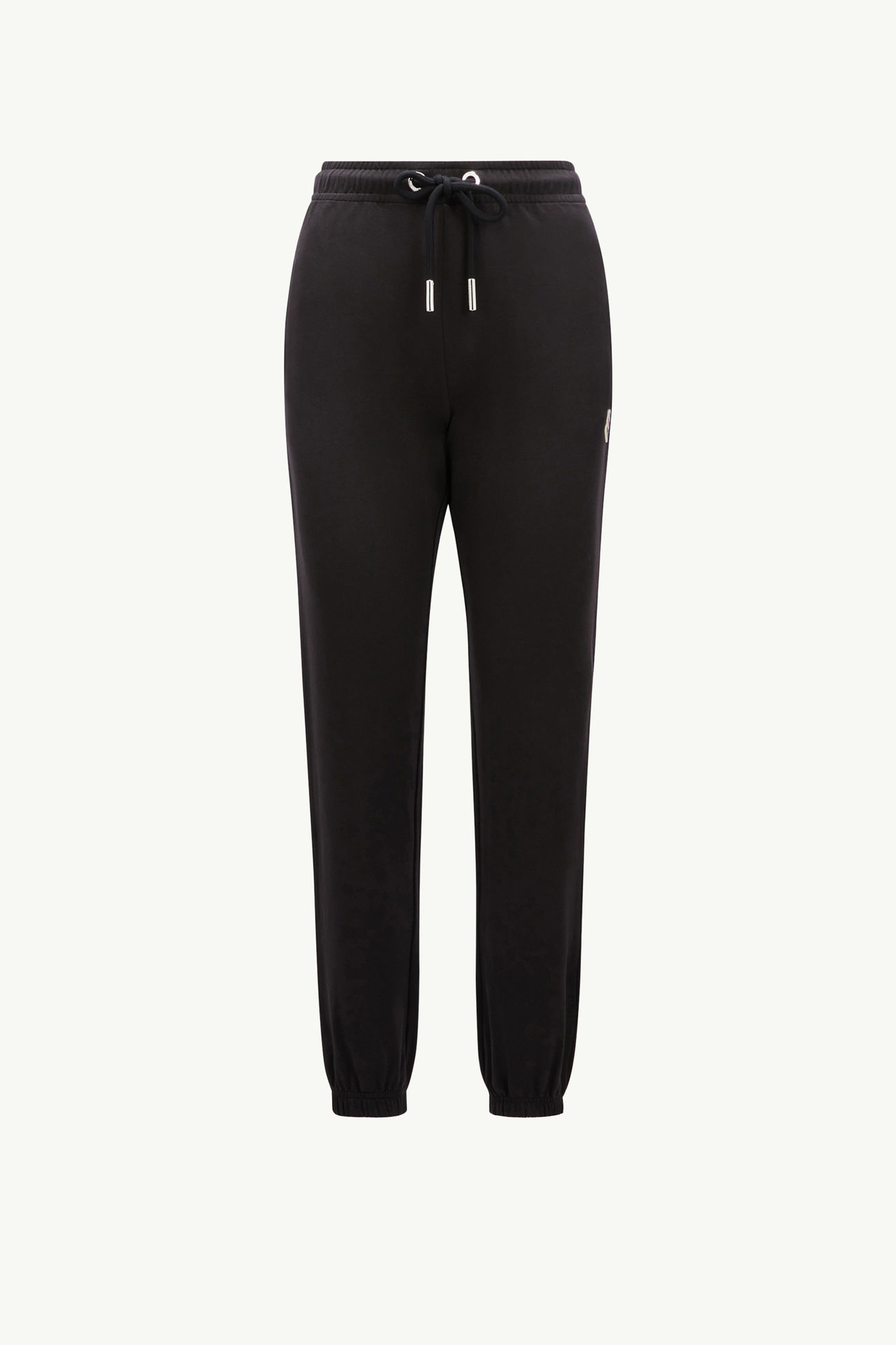 Logo Patch Cotton trackpants Women Black Moncler 2