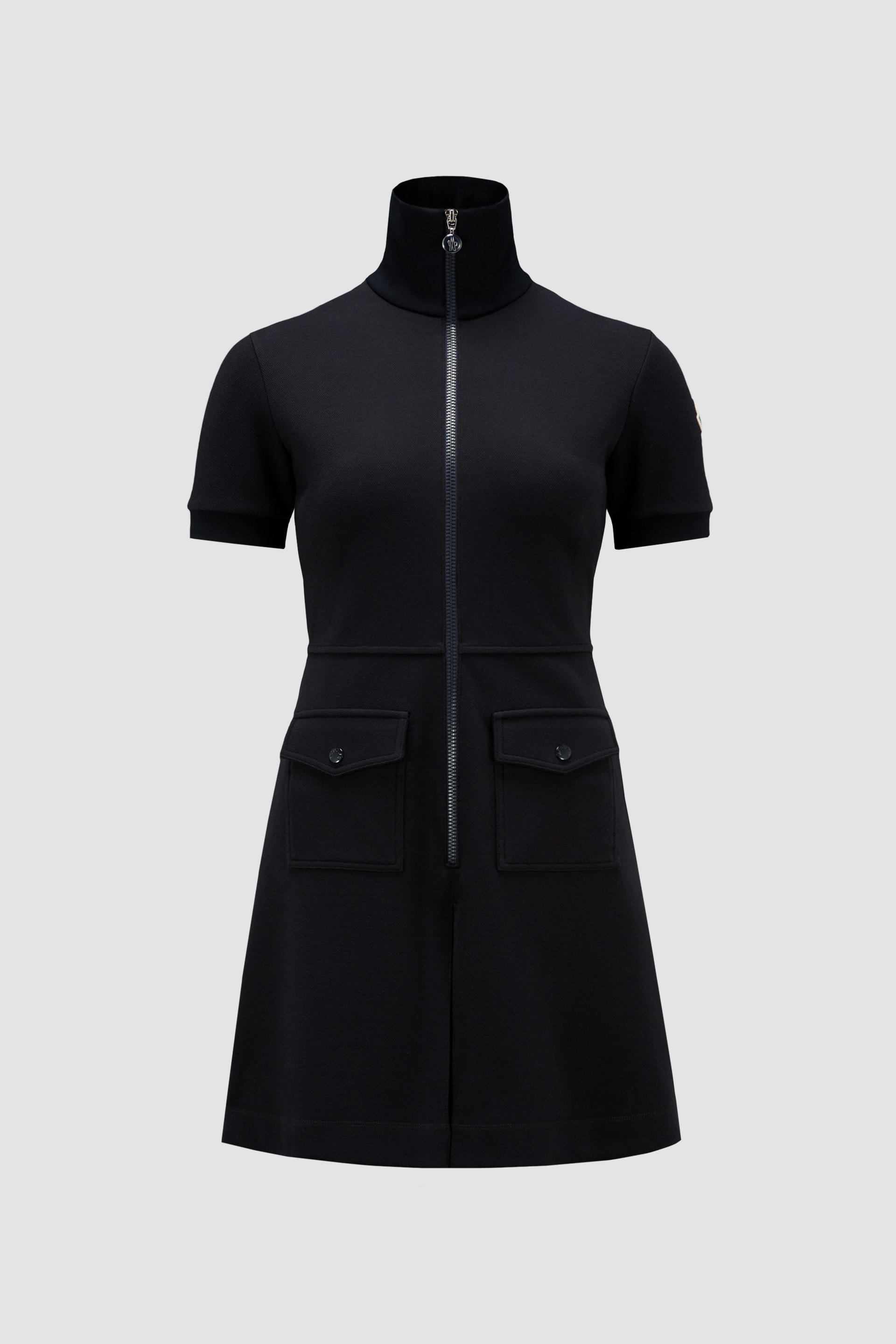 Polo Dress Women Night Blue Moncler 0