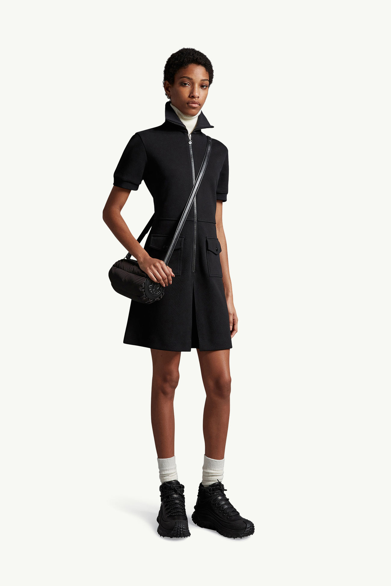 Vestido polo Mujer Negro Moncler 0