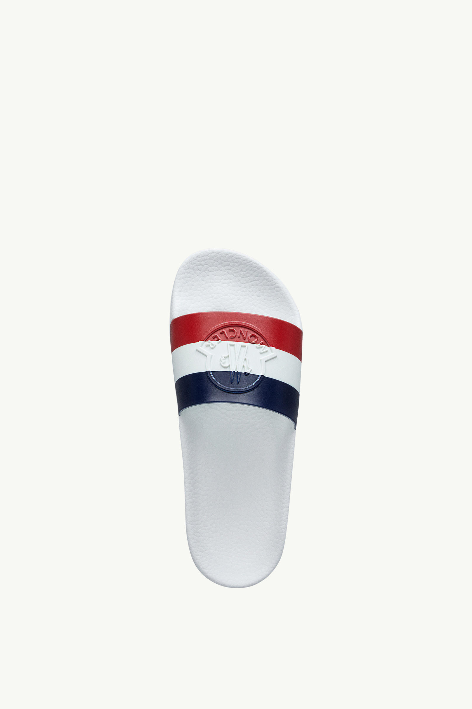 Basile Slides Men Optical White Moncler 2