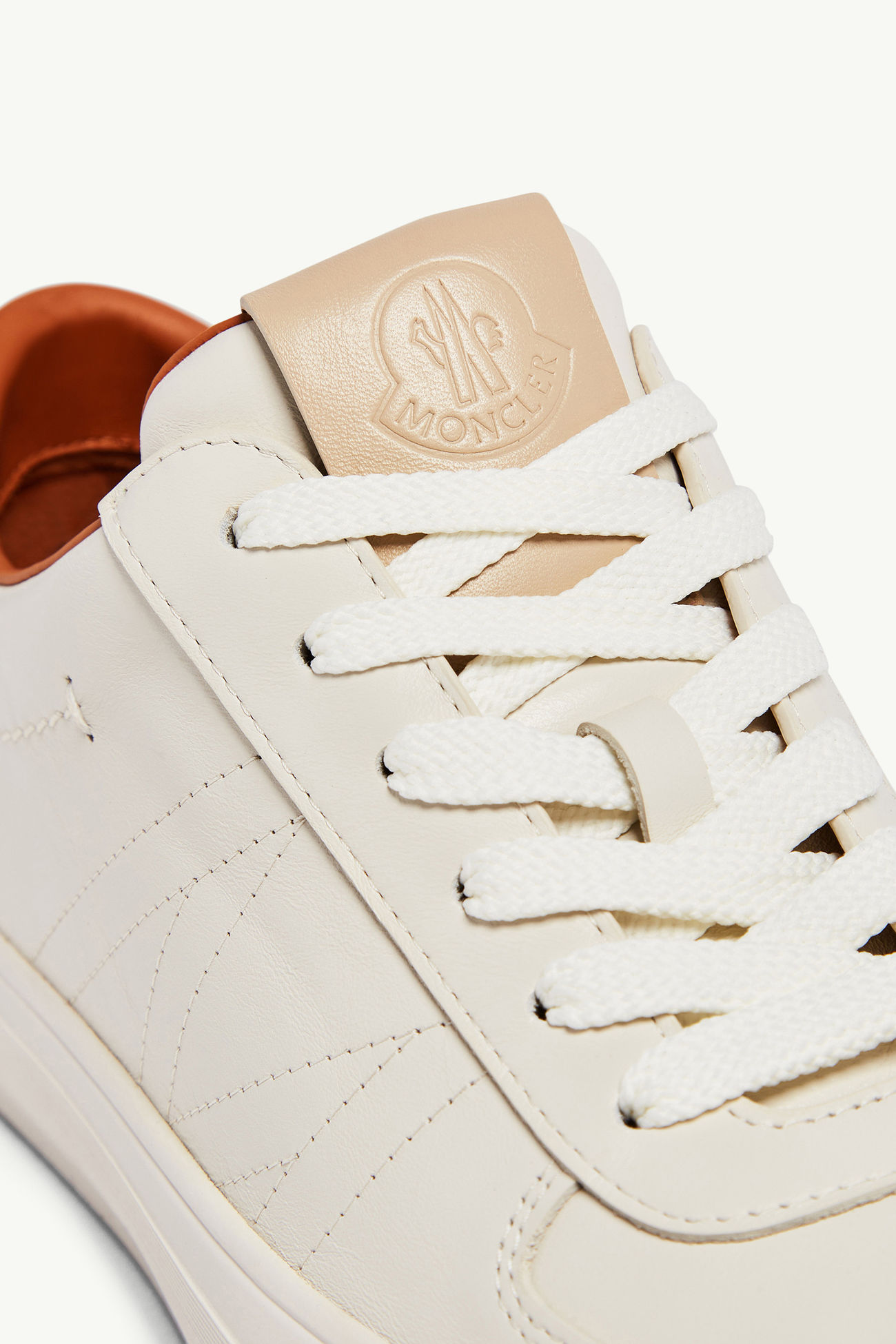 Sneakers Monclub en cuir Hommes Blanc Moncler 2