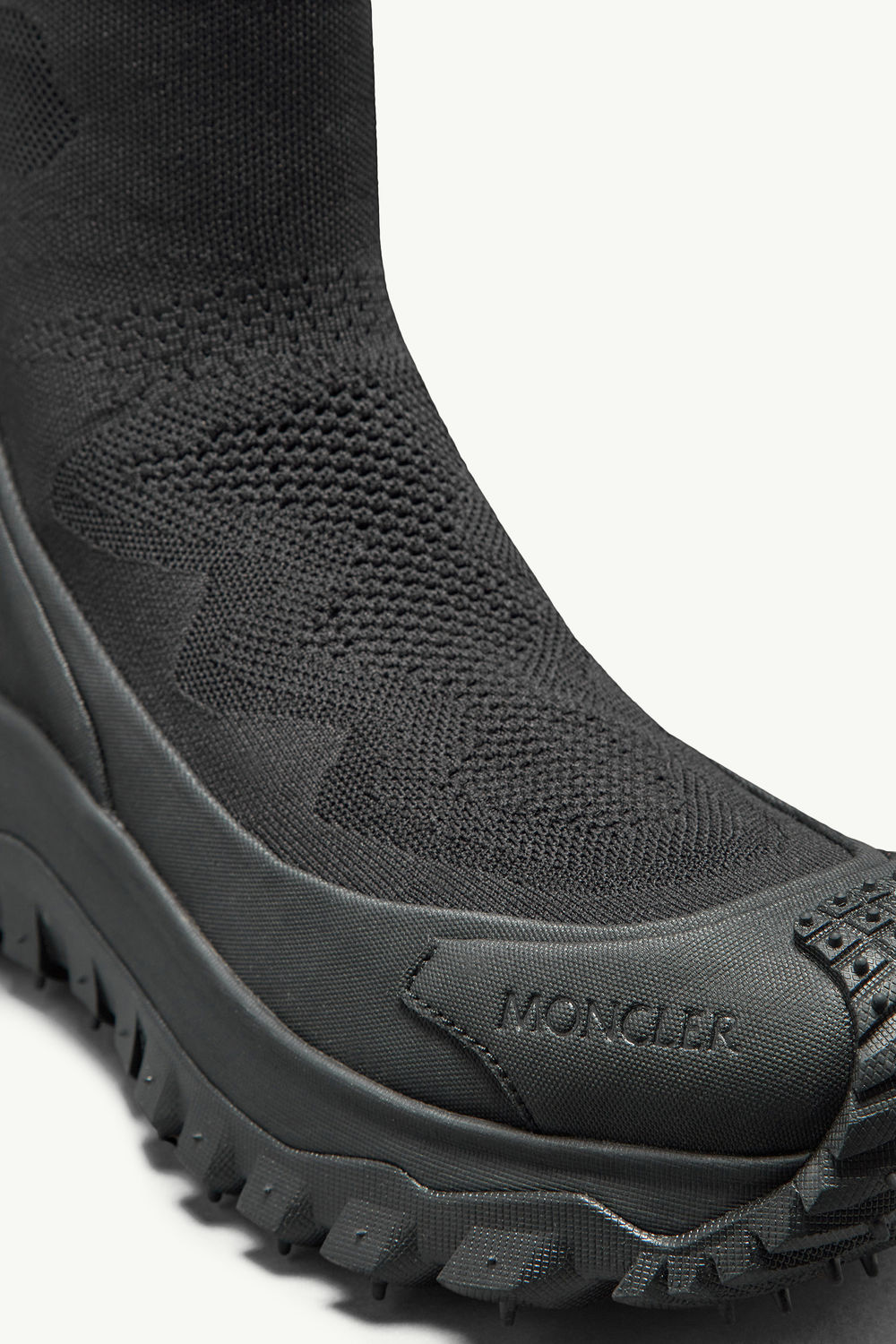Trailgrip Knit High Top Sneakers Women Black Moncler 2