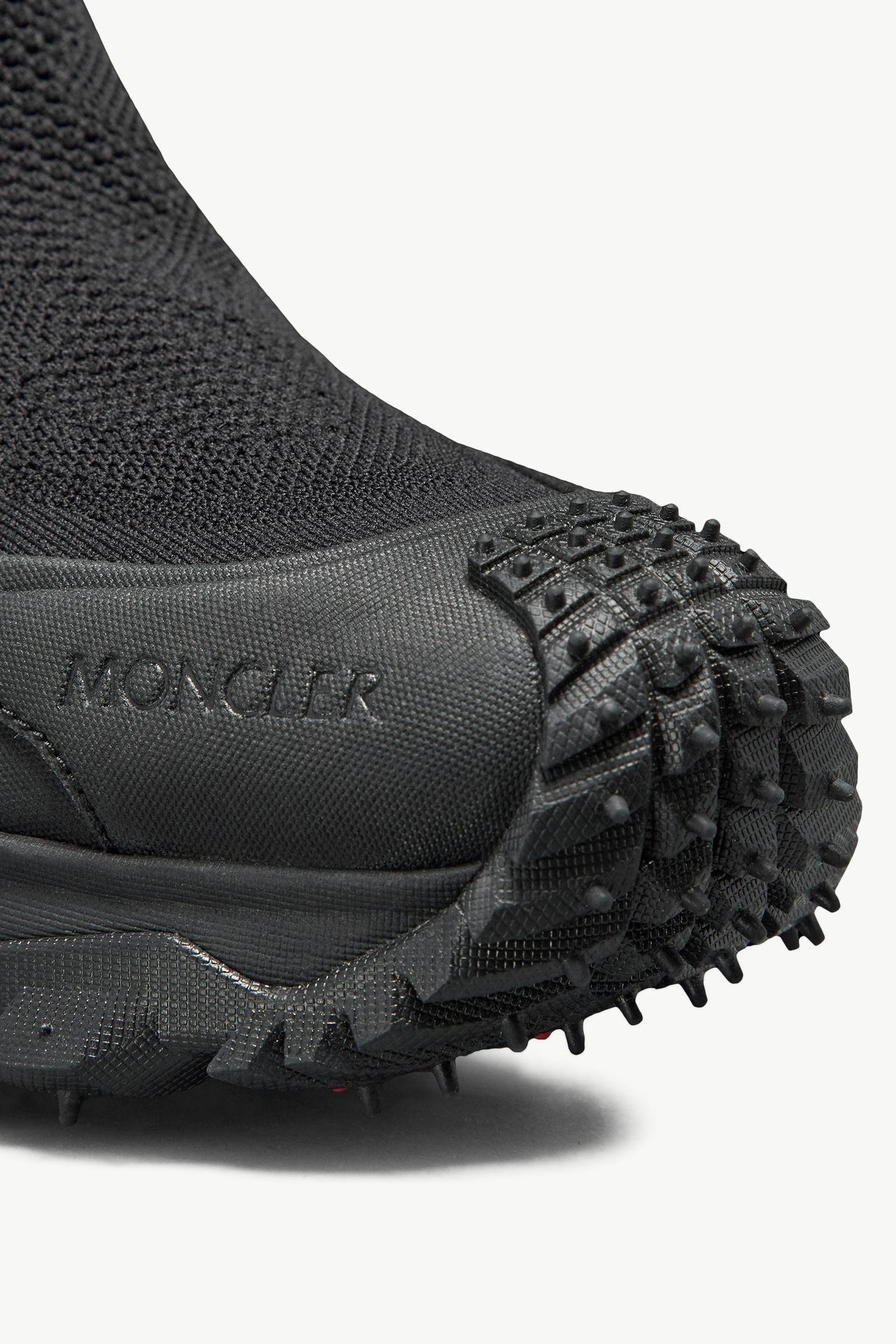 MONCLER★Trailgrip ハイトップ スニーカー ブラック Trailgripハイトップスニーカー : トレーナー 向けの