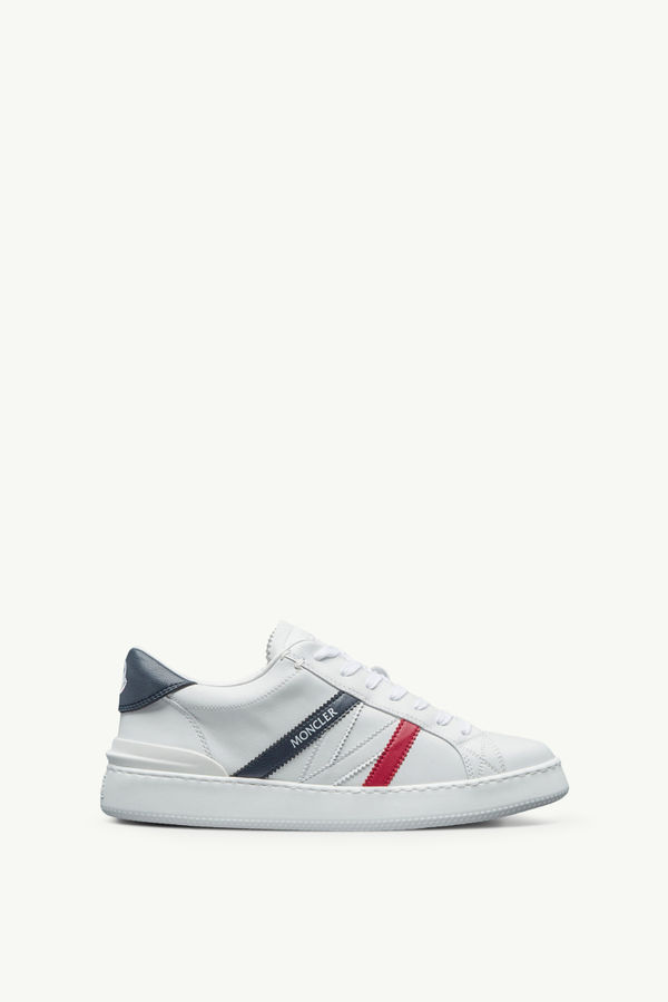 Monaco M Sneakers Women Blue & White & Red Moncler 0