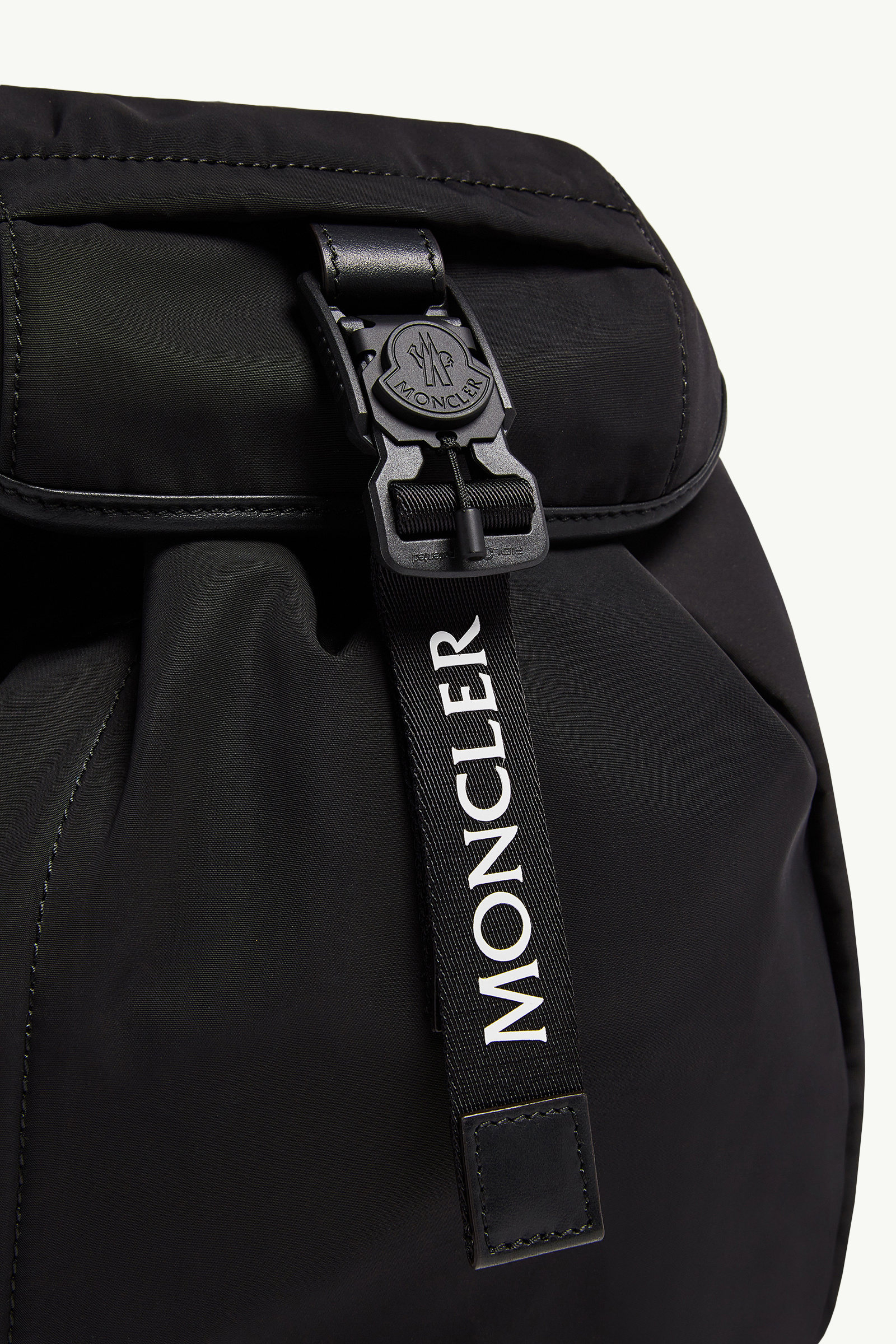 Trick wasserabweisender Rucksack Damen Schwarz Moncler 5