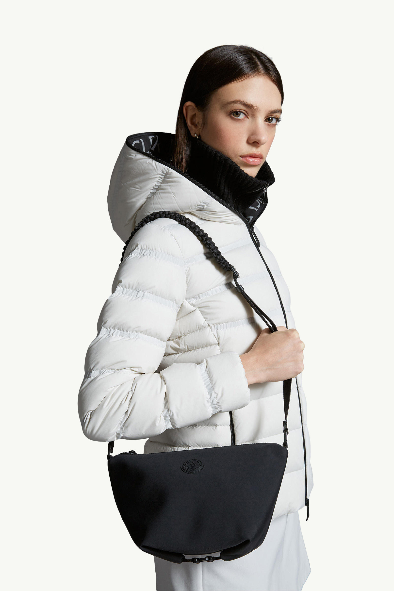 Prysm Water-Repellent Crossbody Bag Women Black Moncler 1