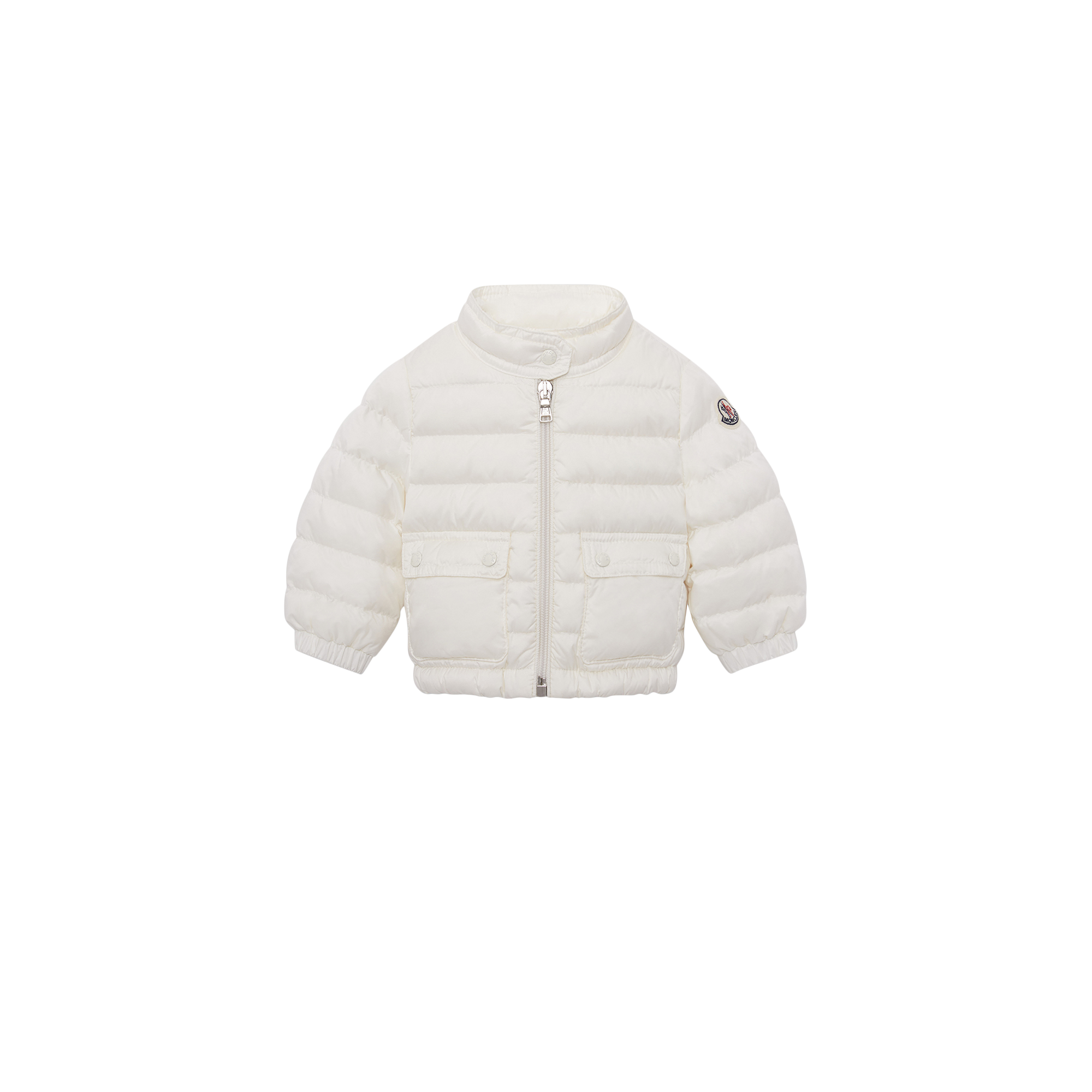 MONCLER ENFANT Lans Hooded Down Jacket, Girl, White, Size: 2Y