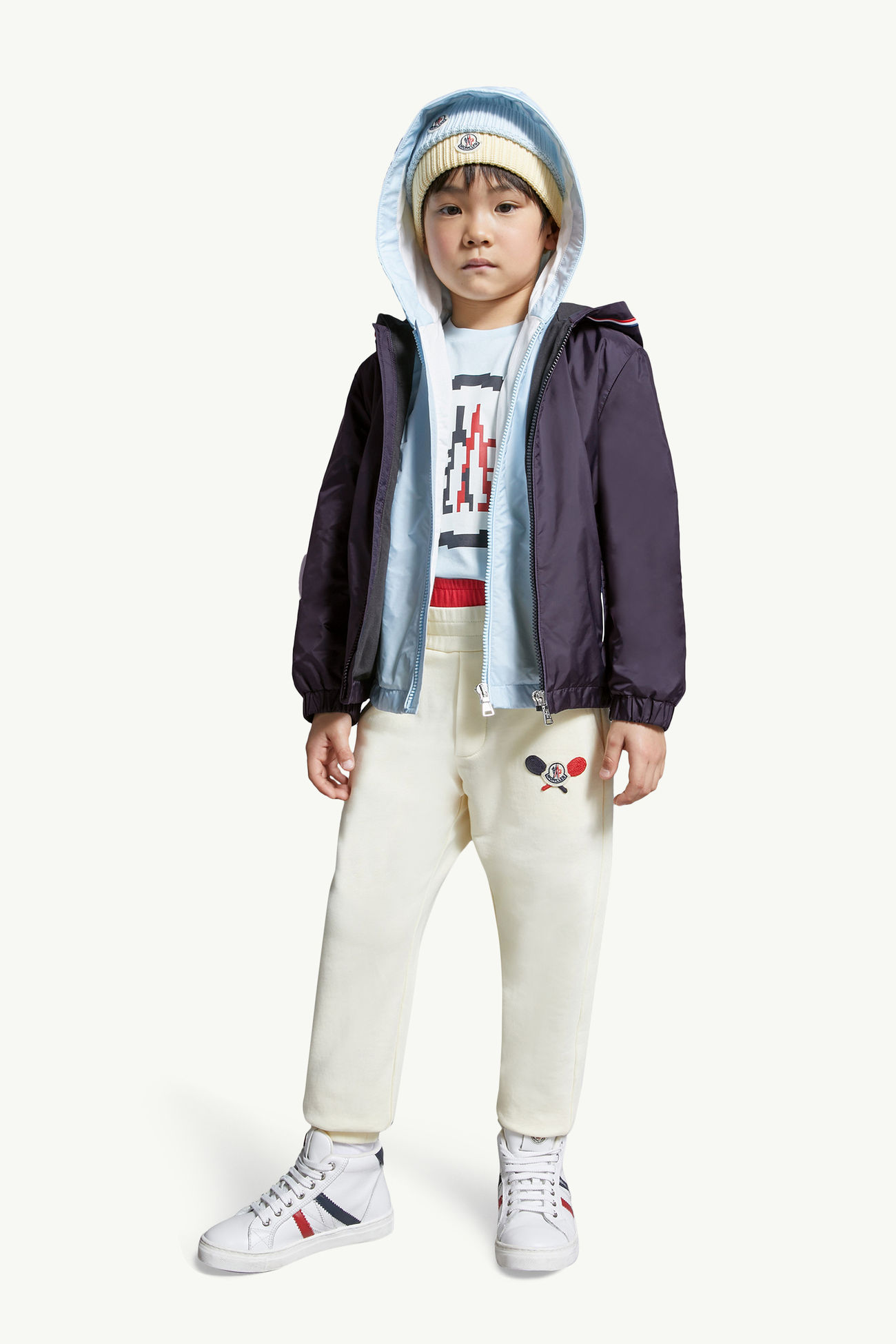 Chaqueta con capucha Granduc Niño Azul Moncler 1